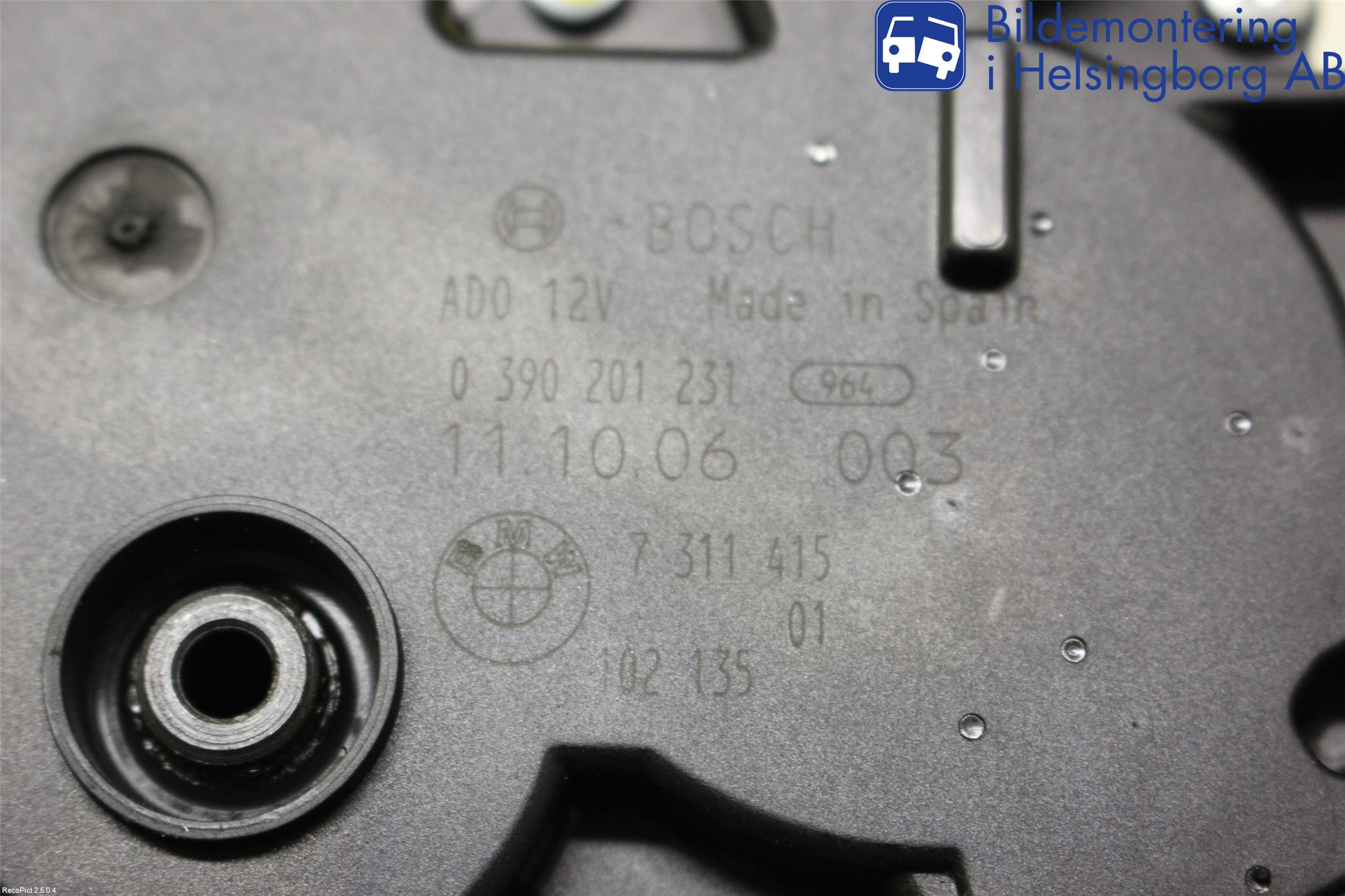 BMW 5 F10/F11/F18 09-17 Torkarmotor Baklucka