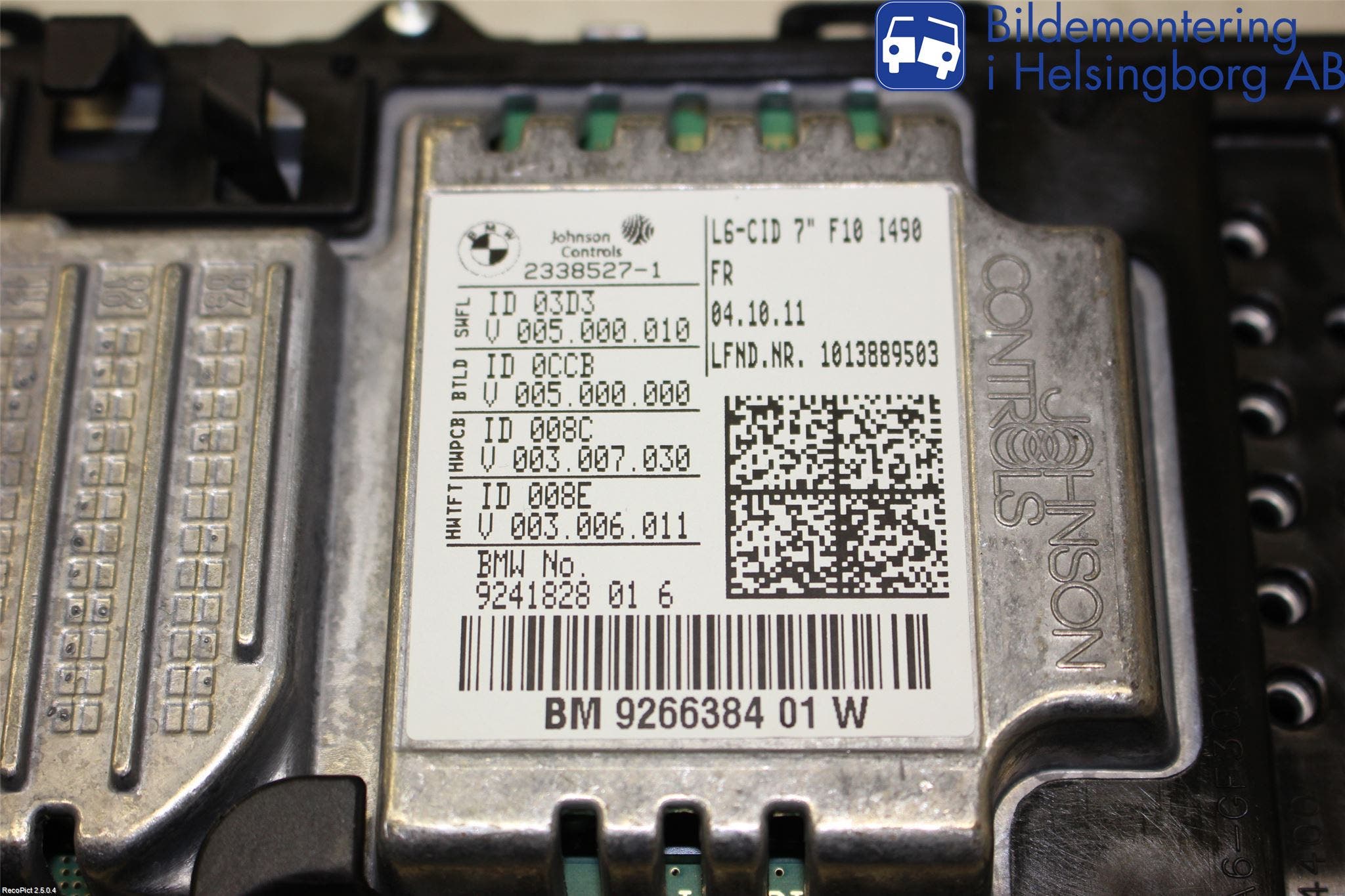 BMW 5 F10/F11/F18 09-17 Gps Navigator