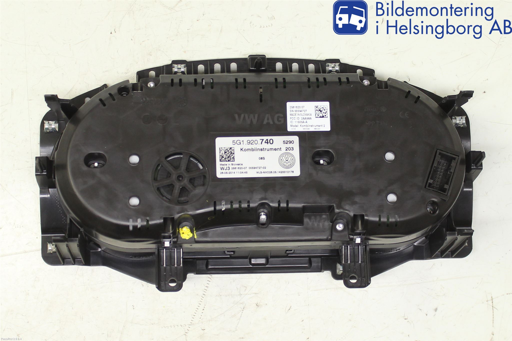 Volkswagen VW GOLF / E-GOLF VII 13-20 Instrument Komb