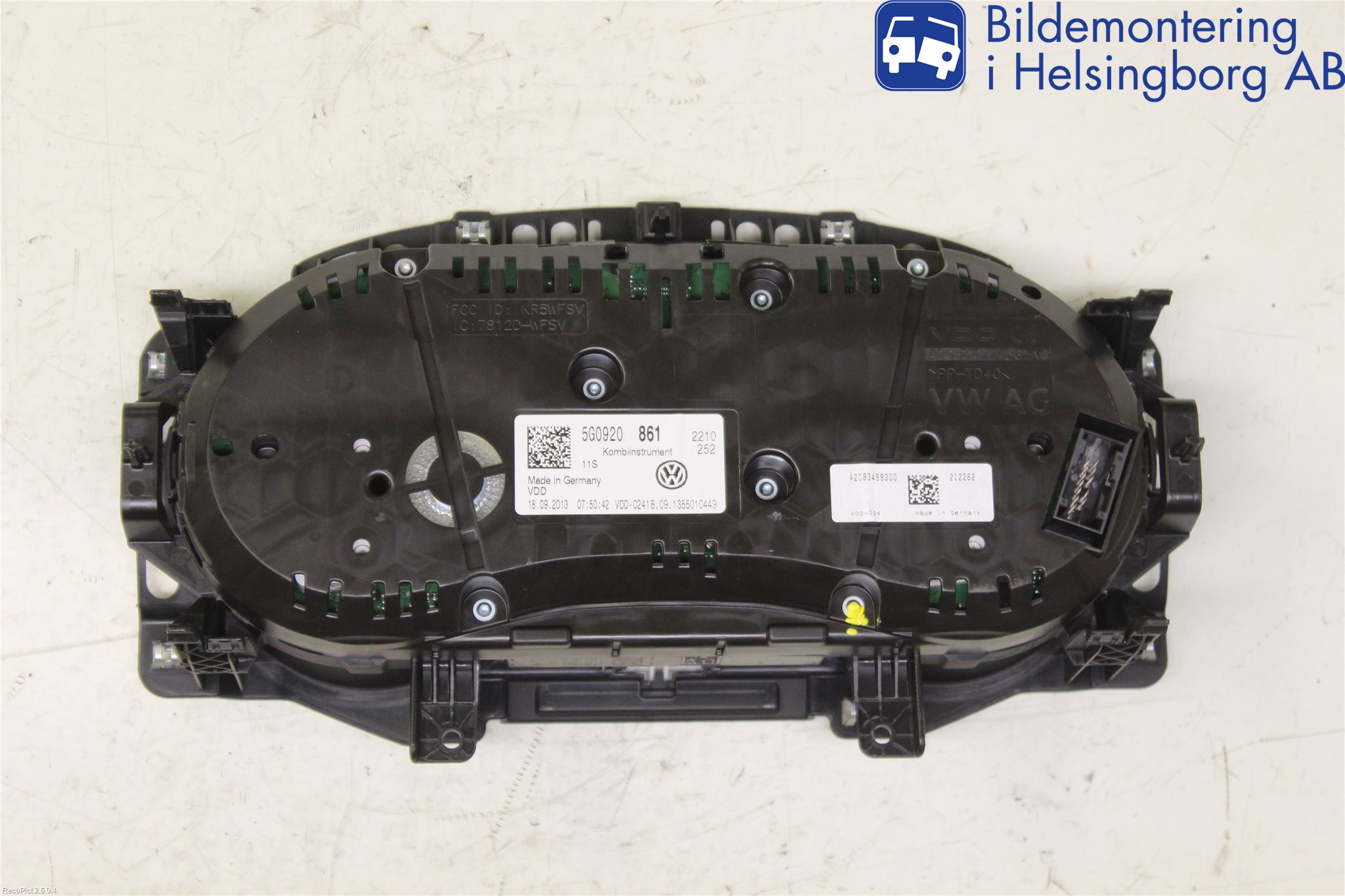 Volkswagen VW GOLF / E-GOLF VII 13-20 Instrument Komb