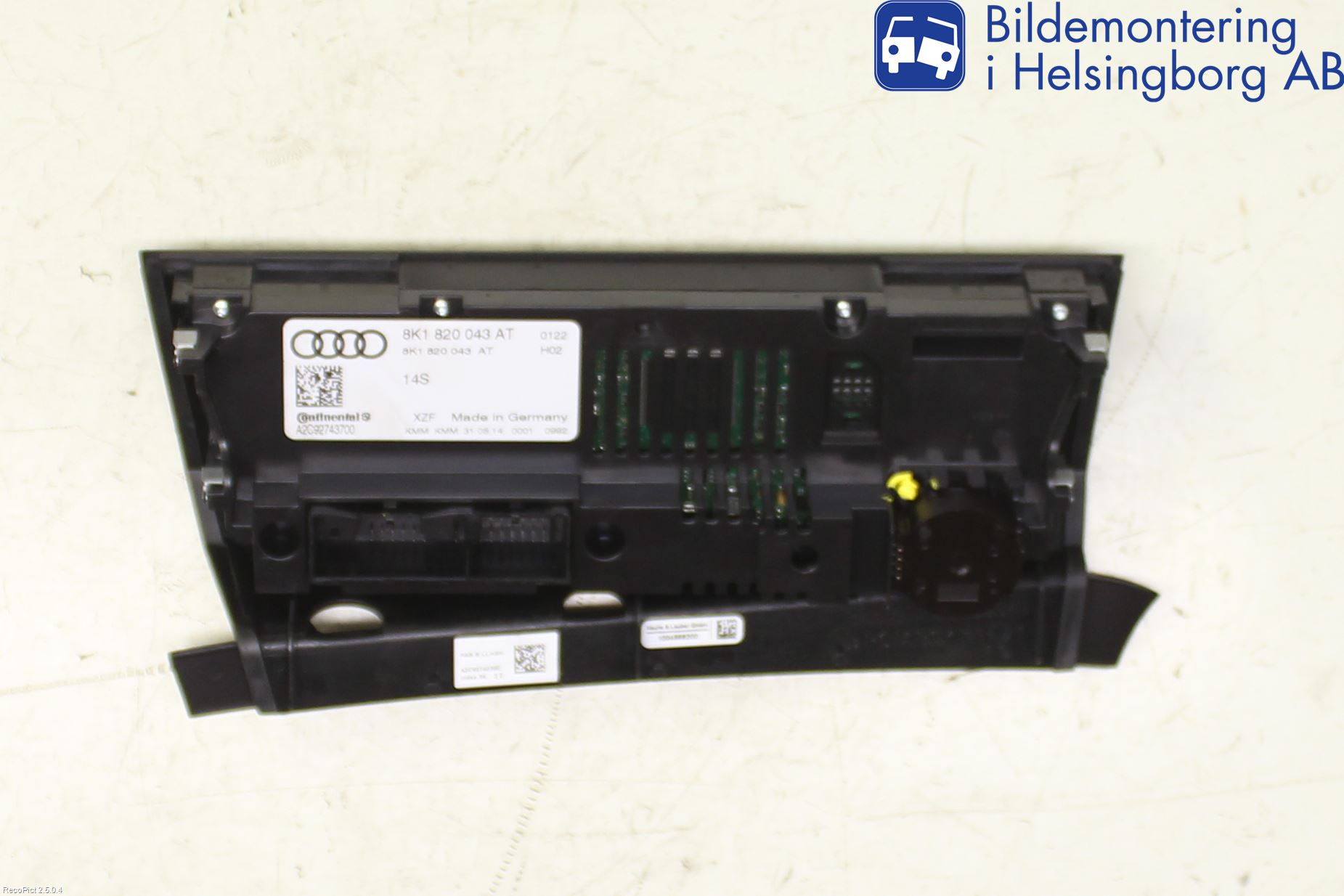 Audi Q5 09-16 Ac Styrenhet Ac Manöveren