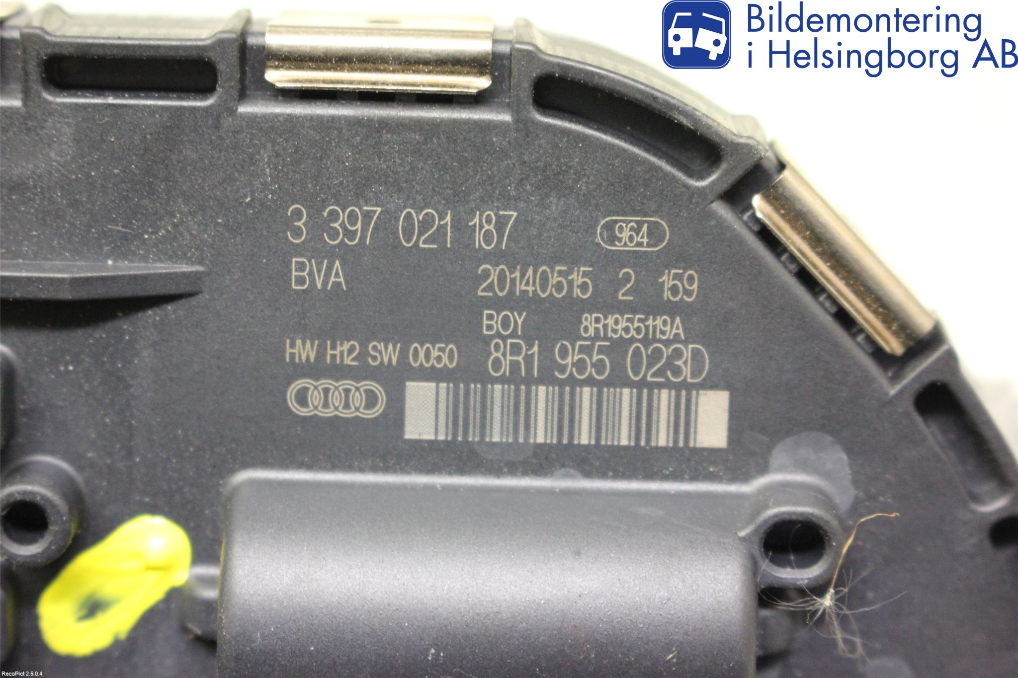 Audi Q5 09-16 Torkarmotor Vindruta