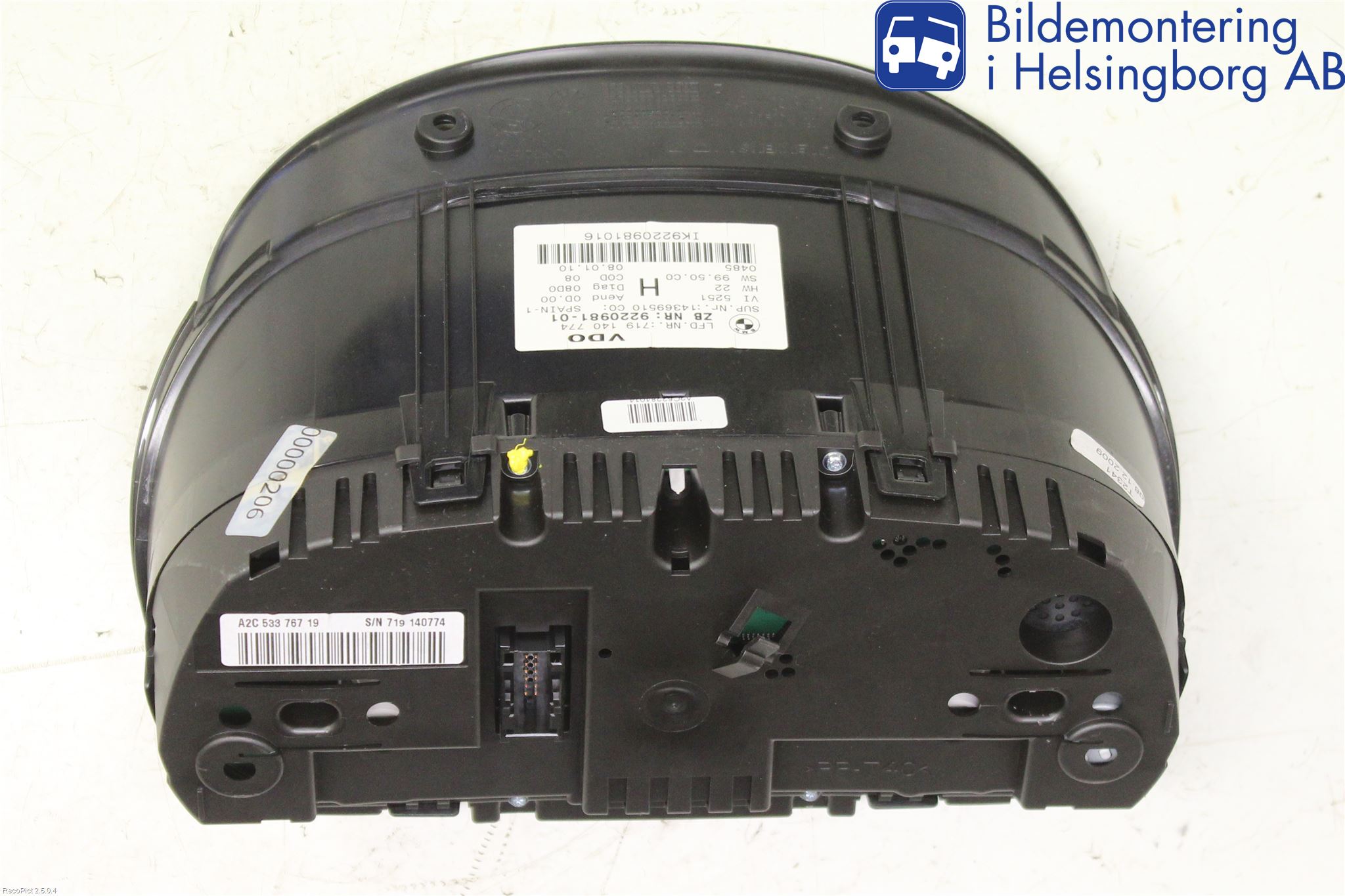 BMW 3 E90/91 SED/TOU 05-12 Instrument Komb