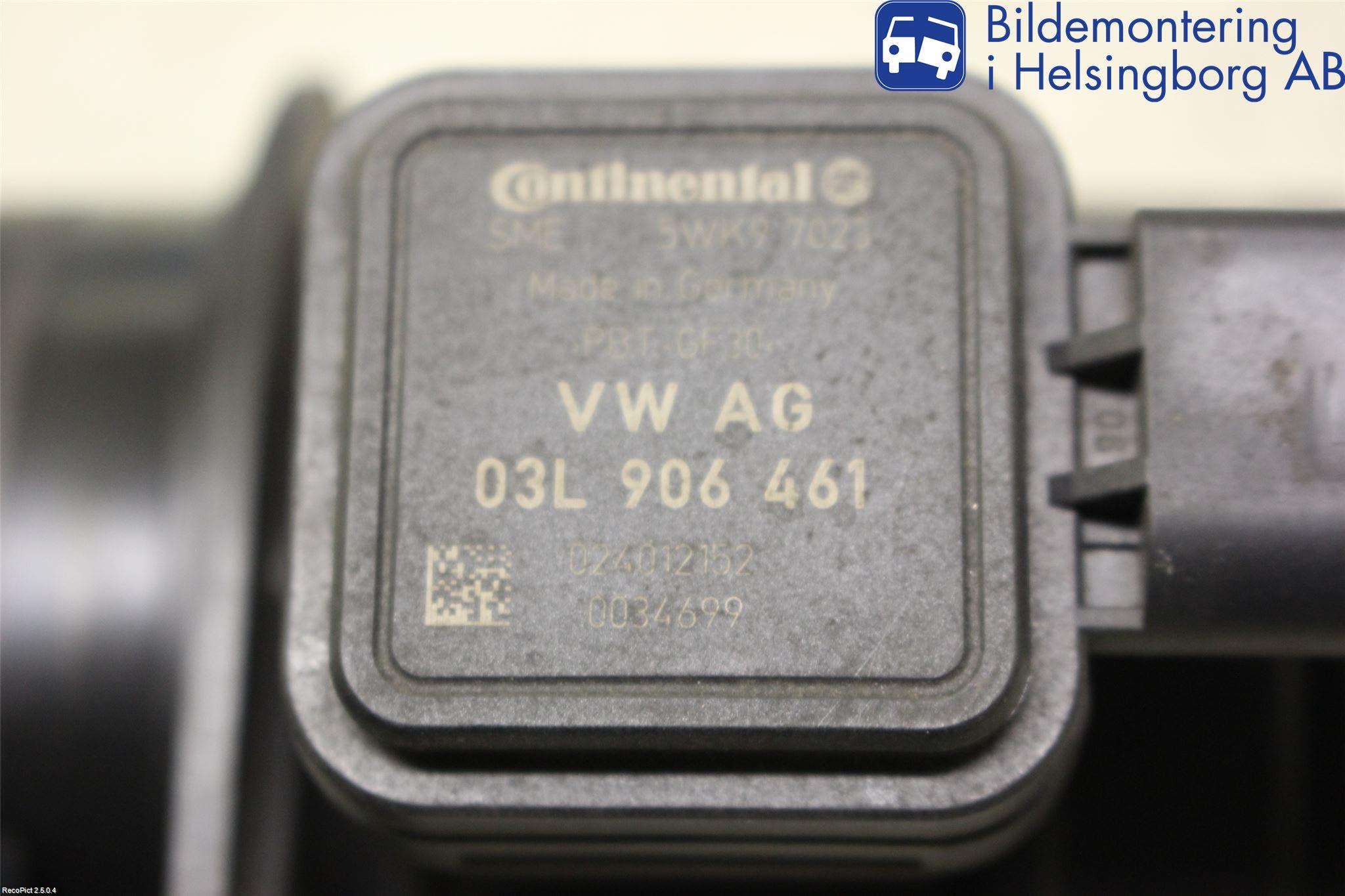 Skoda SUPERB 09-15 Injluftmassamätare