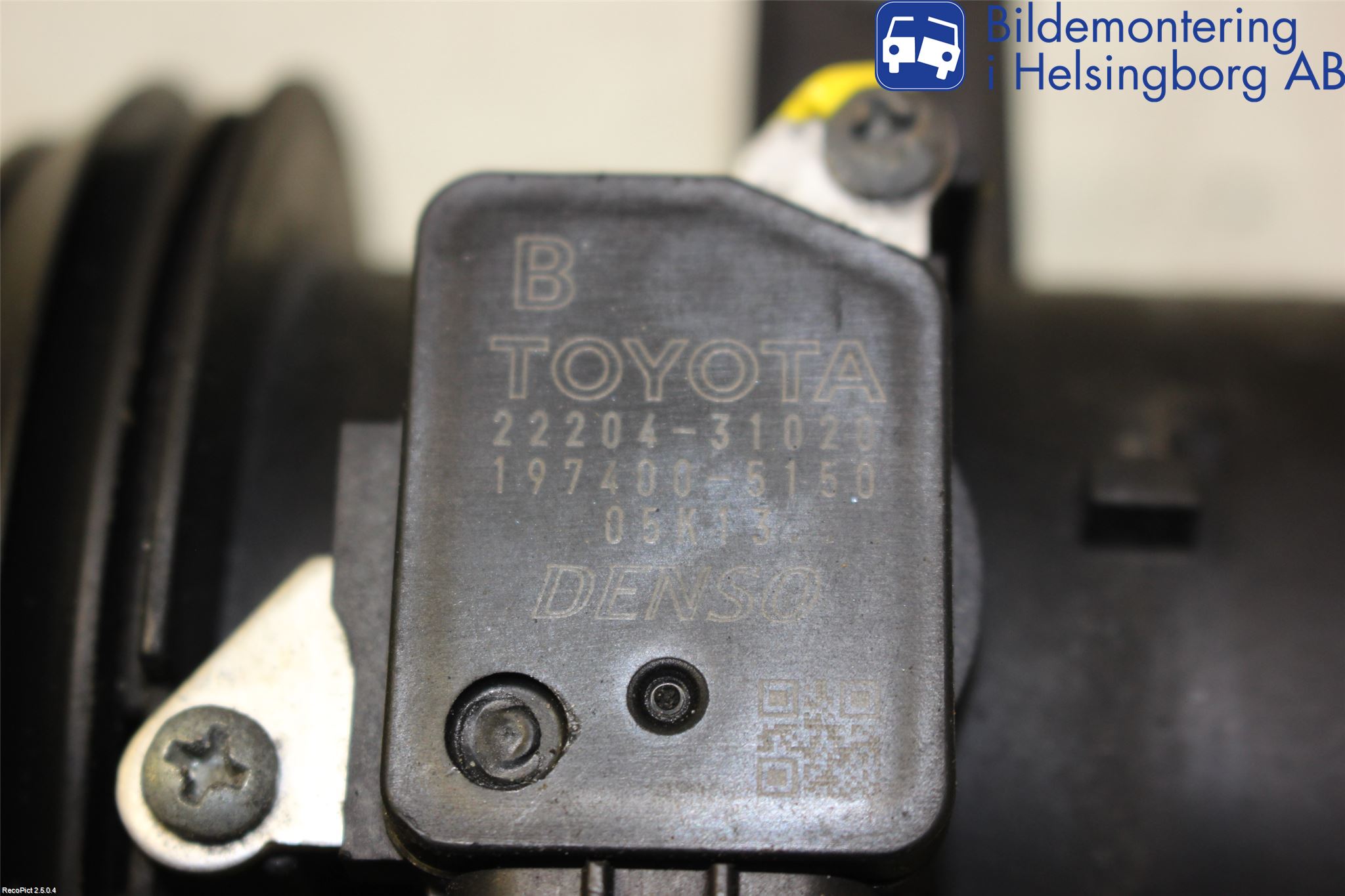 Toyota AURIS 07-09 Injluftmassamätare