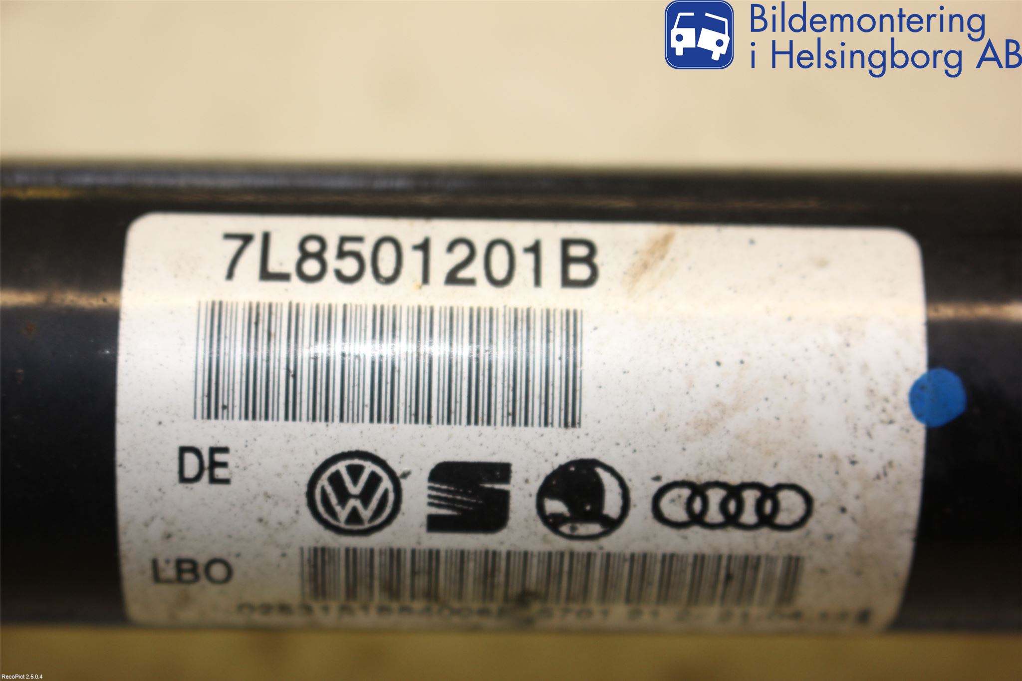 Audi Q7/SQ7 Drivaxel Bak Vänster