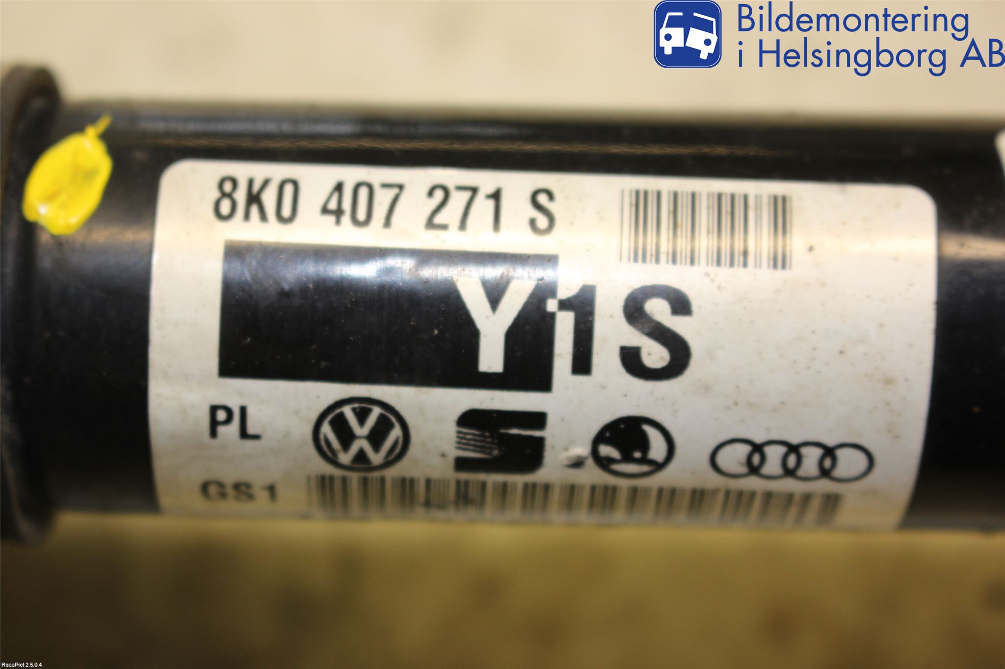 Audi A5 07-16 Drivaxel Fram Vänster