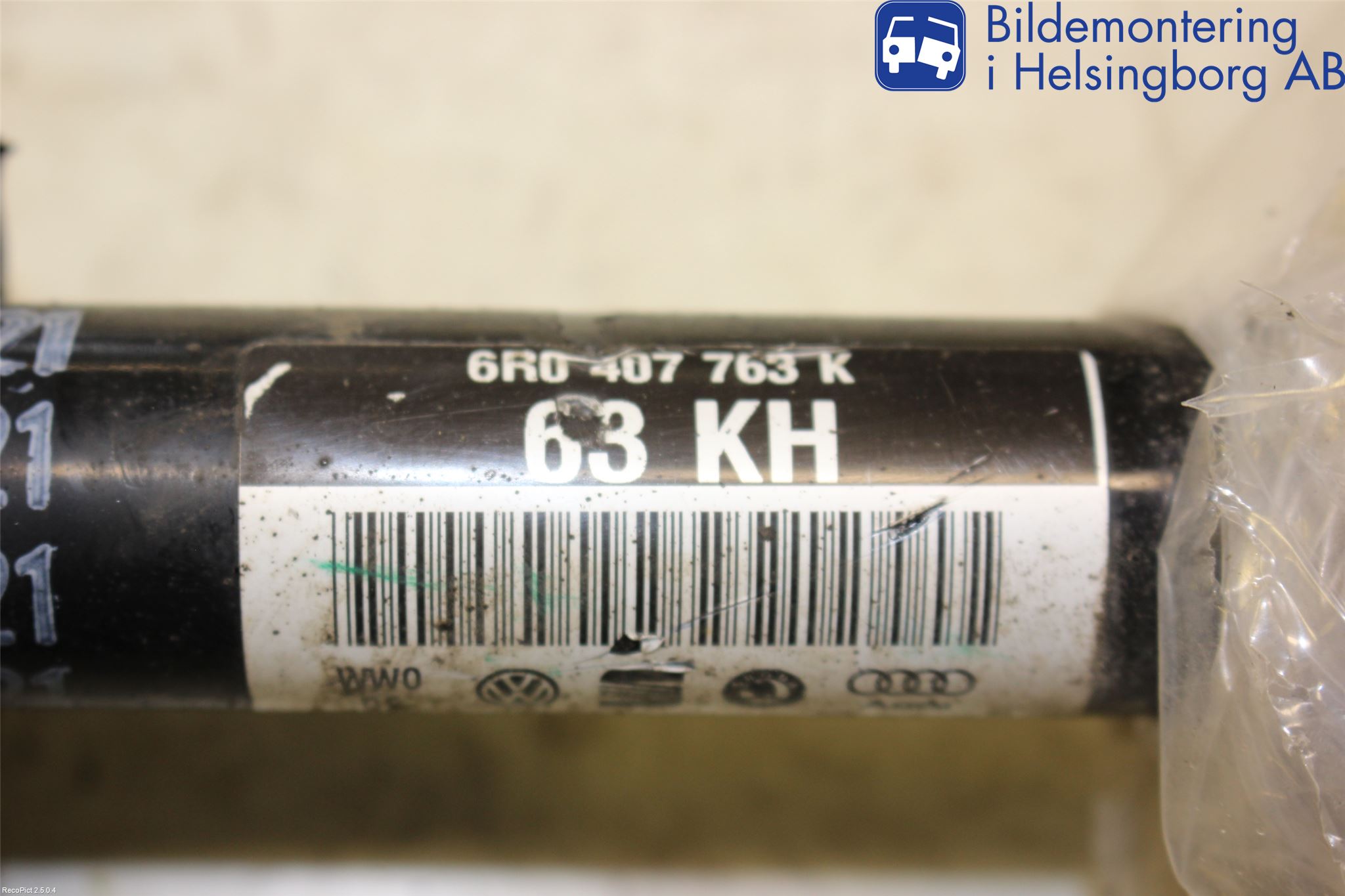 Skoda FABIA 07-14 Drivaxel Fram Vänster