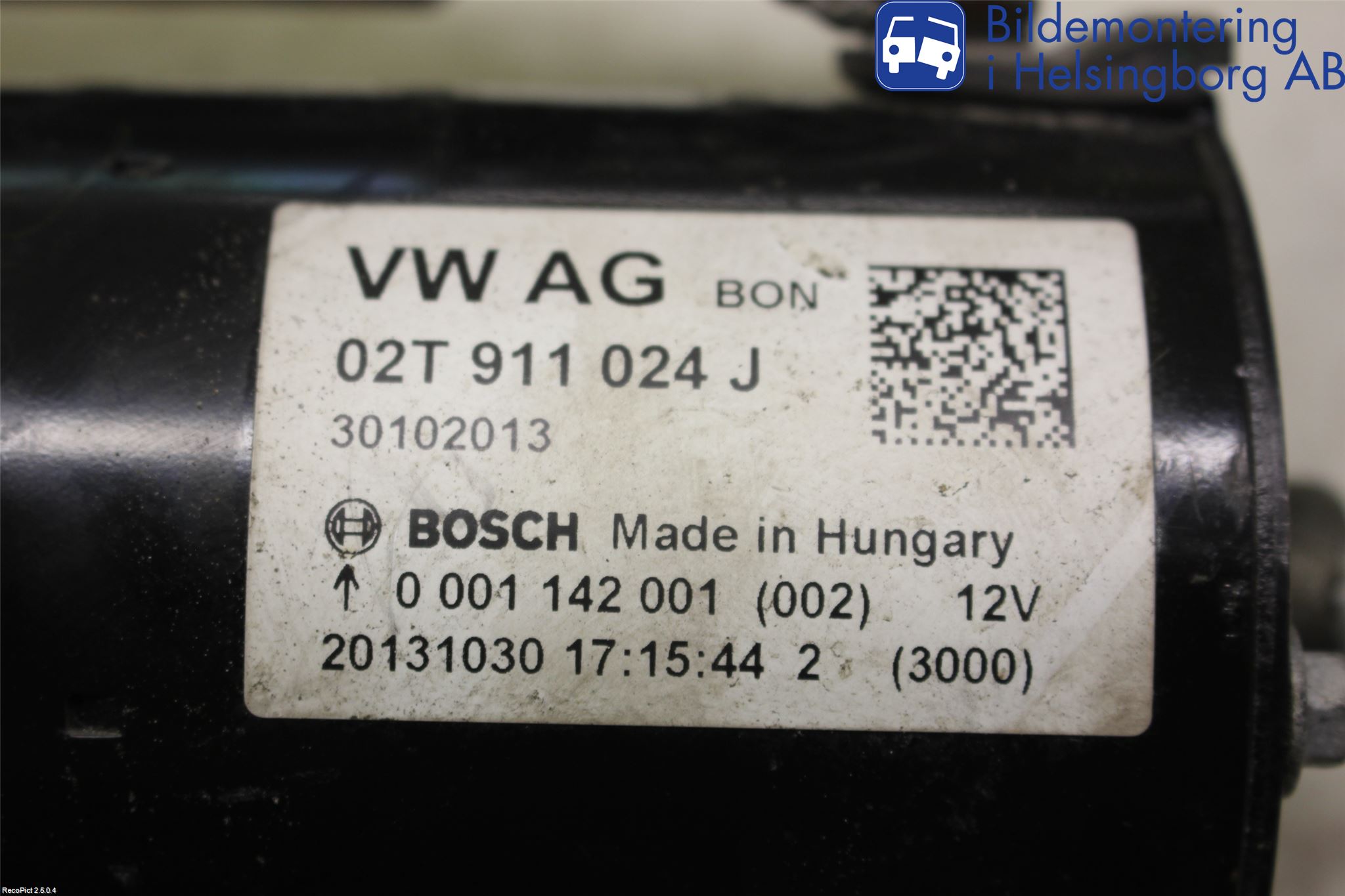 Skoda RAPID Startmotor