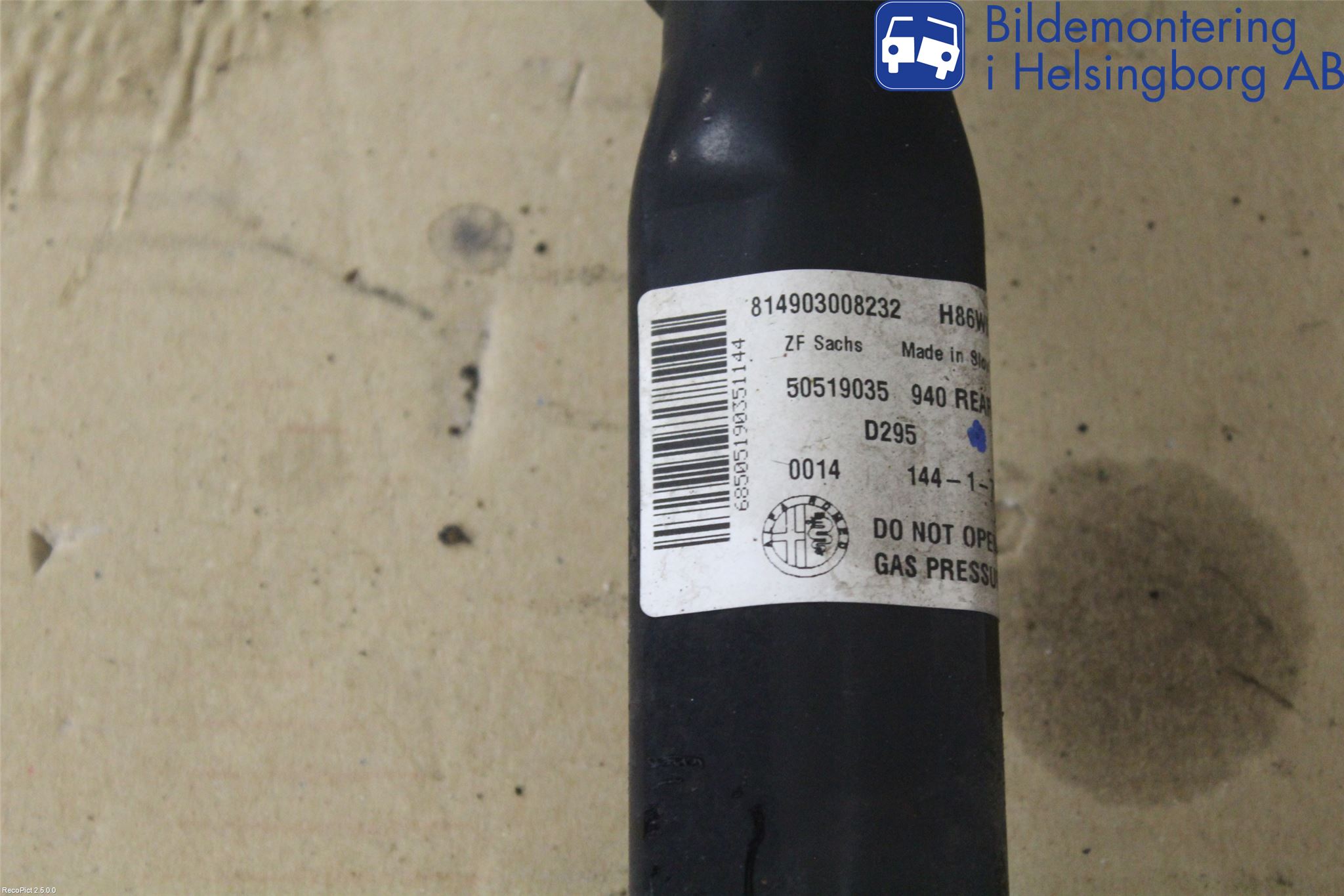 Alfa GIULIETTA Stötdämpare Bak