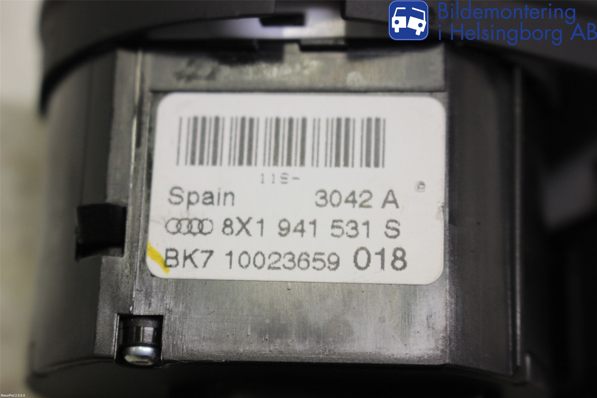 Audi A1/S1 11-18 Strömställare Ljus