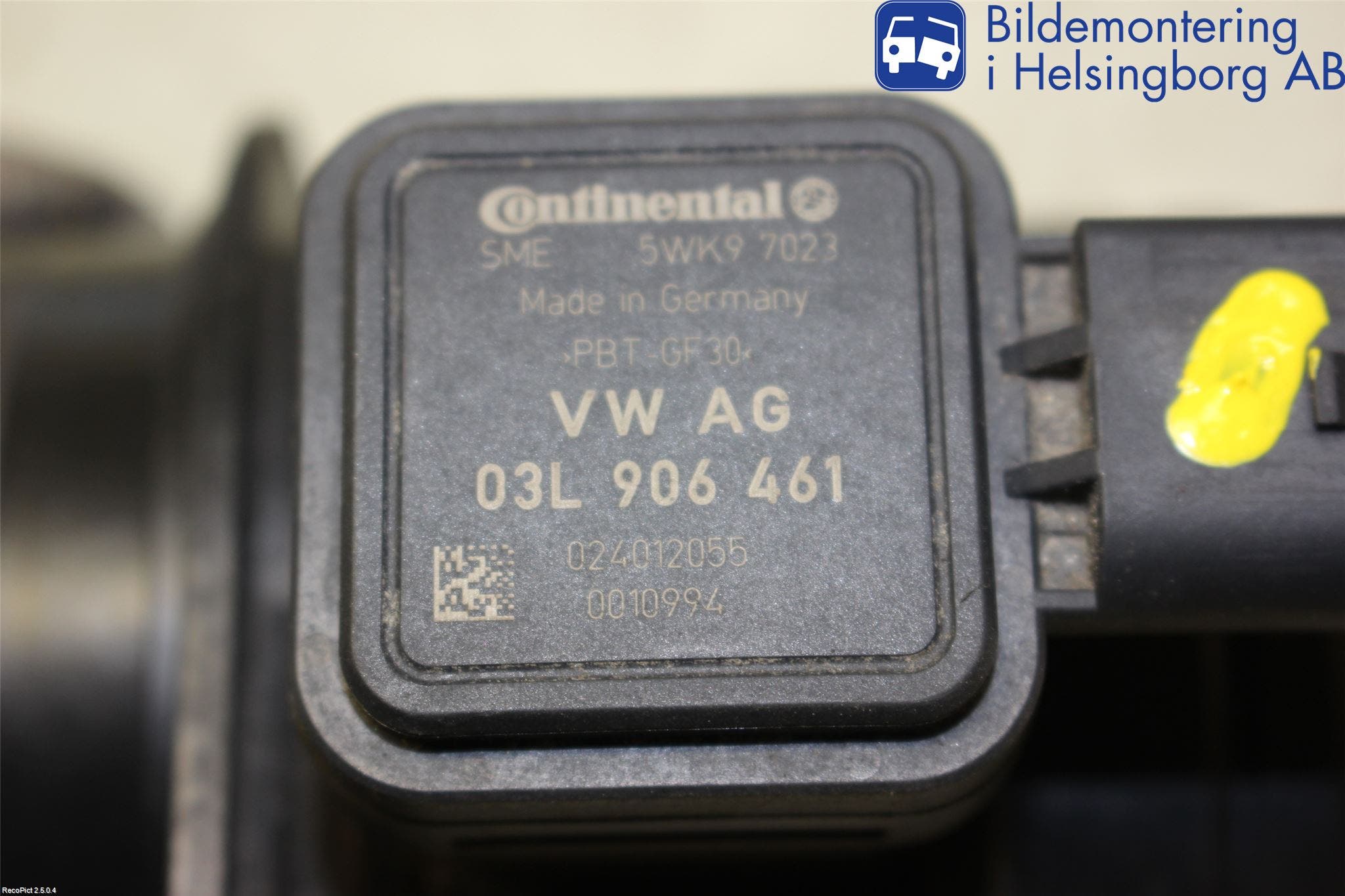 Volkswagen VW CADDY 11-15 Injluftmassamätare