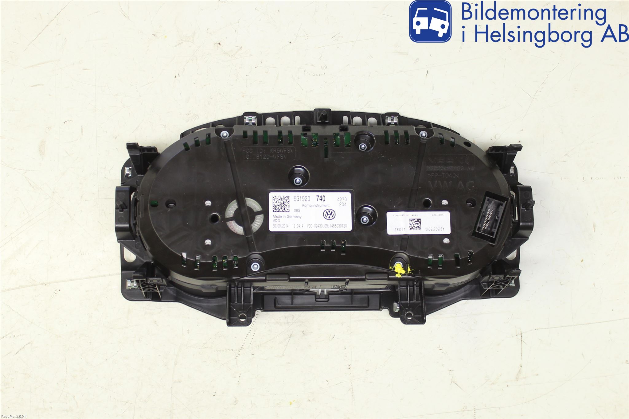 Volkswagen VW GOLF / E-GOLF VII 13-20 Instrument Komb