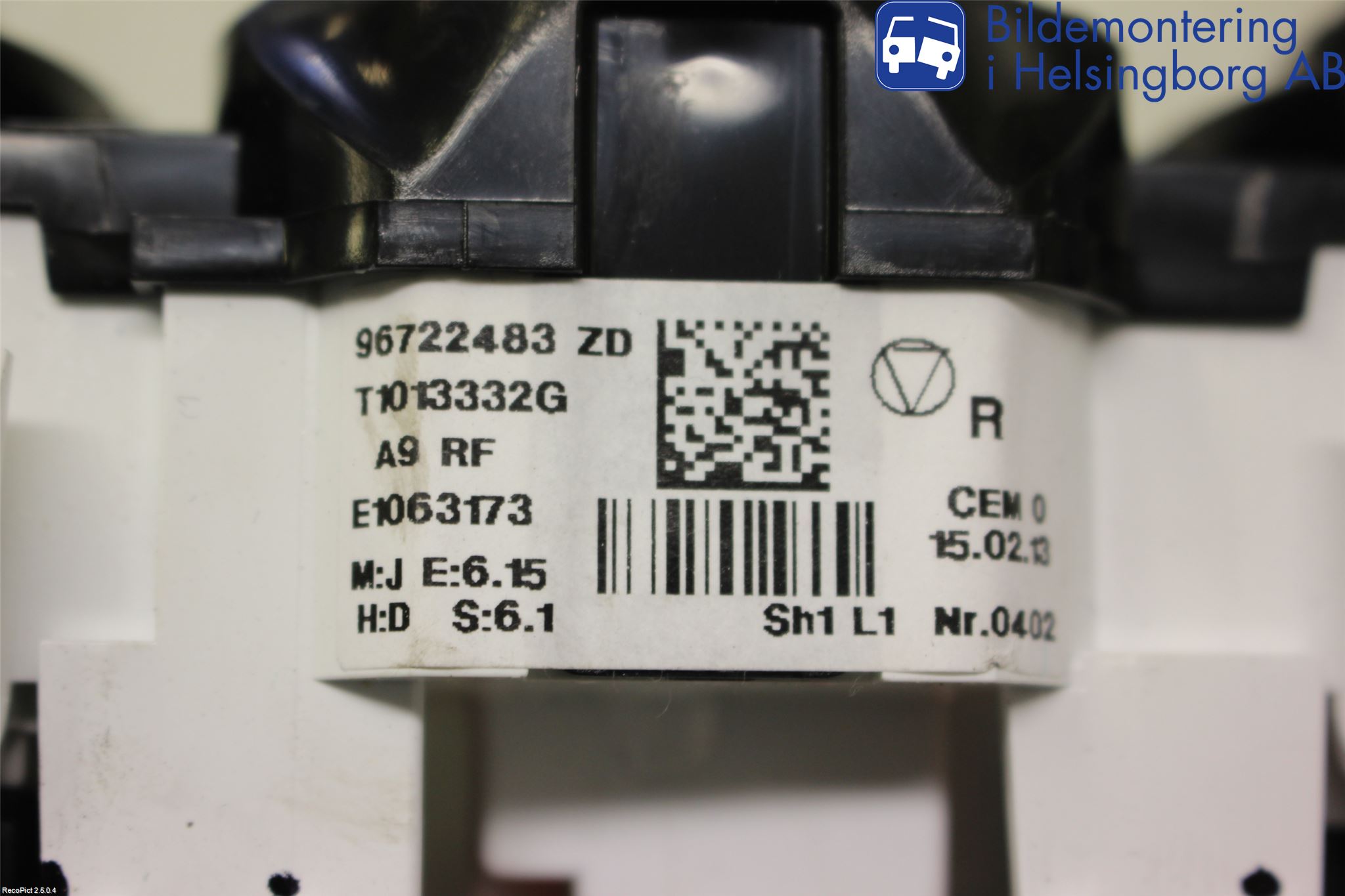 Peugeot 208 12-15 Värmereglage