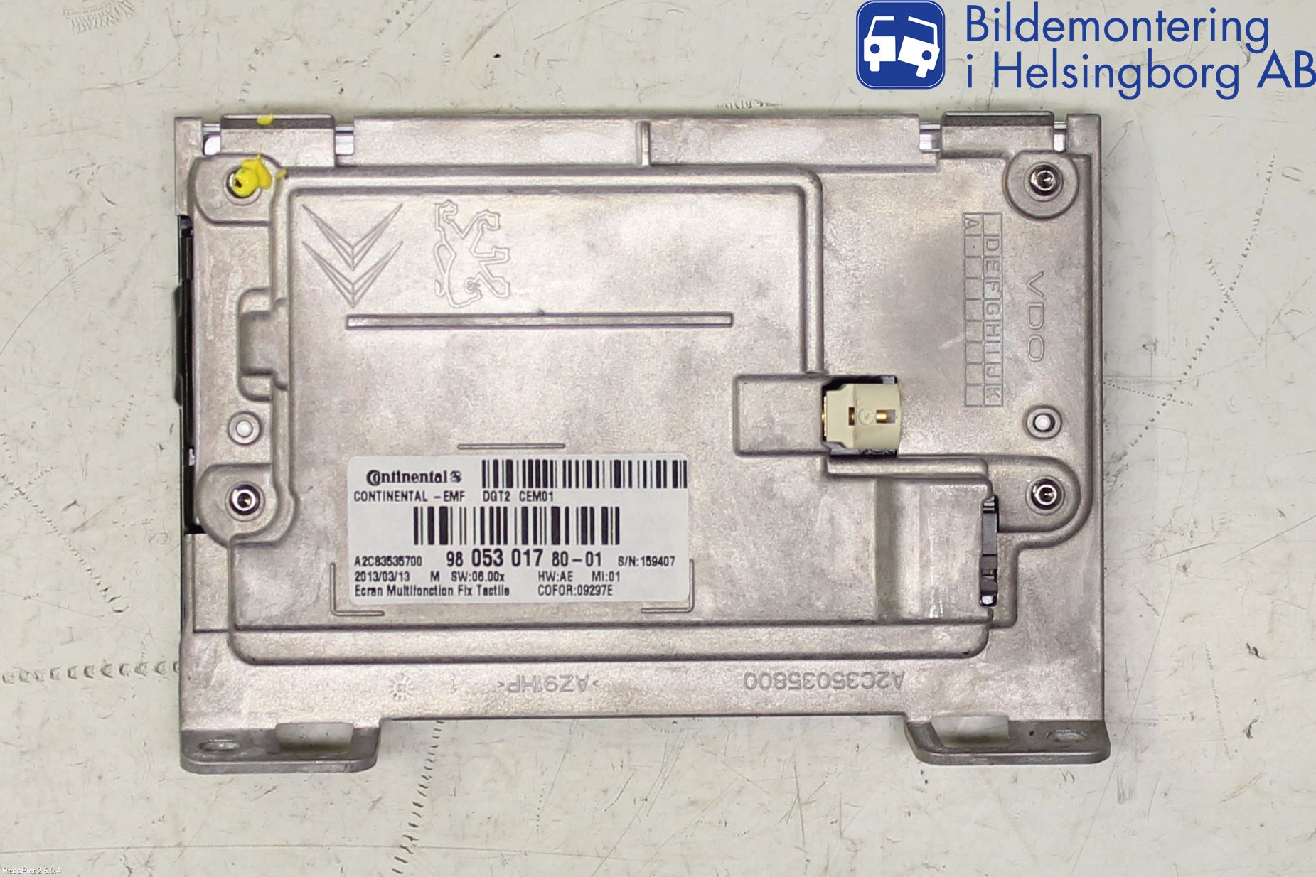 Peugeot 208 12-15 Radio Övrigt