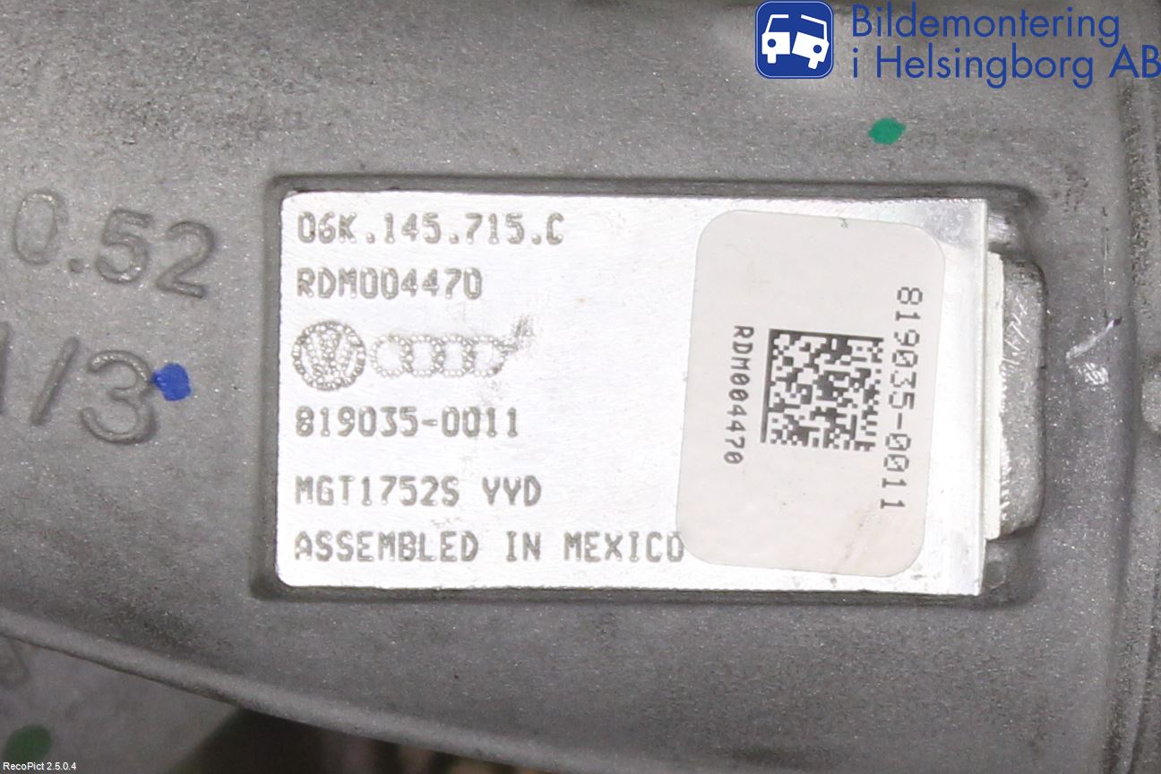 Volkswagen VW SCIROCCO 09-17 Turboaggregat