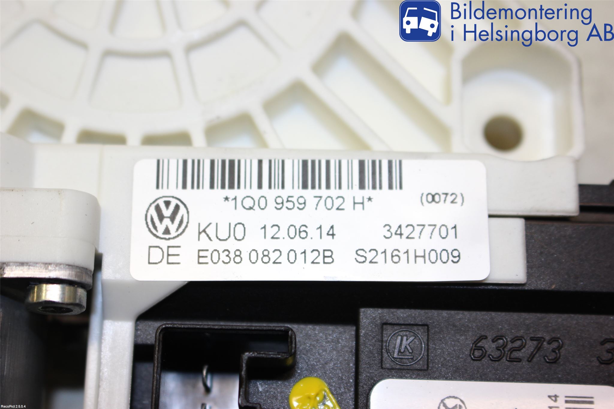 Volkswagen VW SCIROCCO 09-17 Fönsterhissmotor