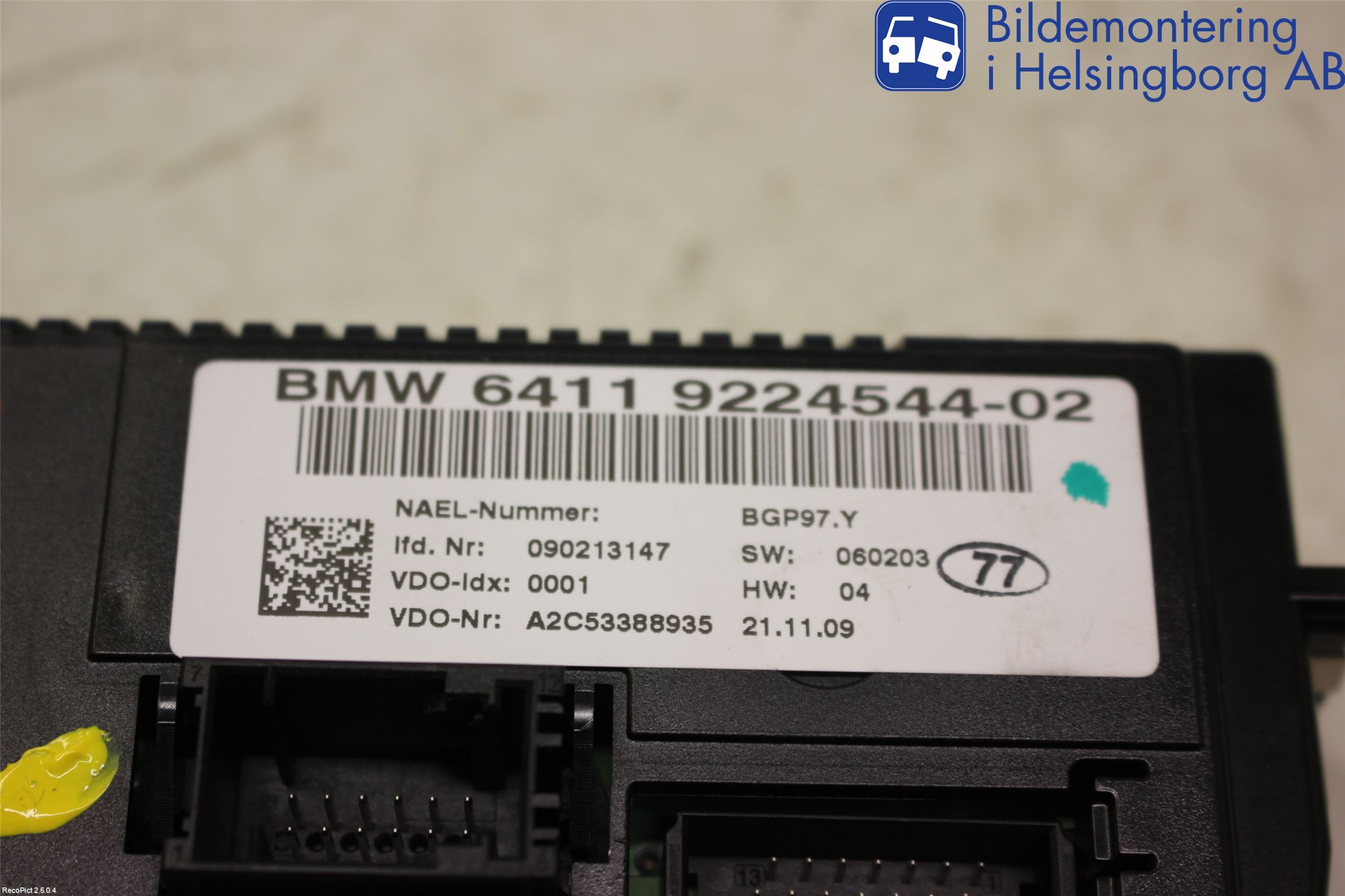 BMW 1 E87/81 5D/3D 03-11 Ac Styrenhet Ac Manöveren