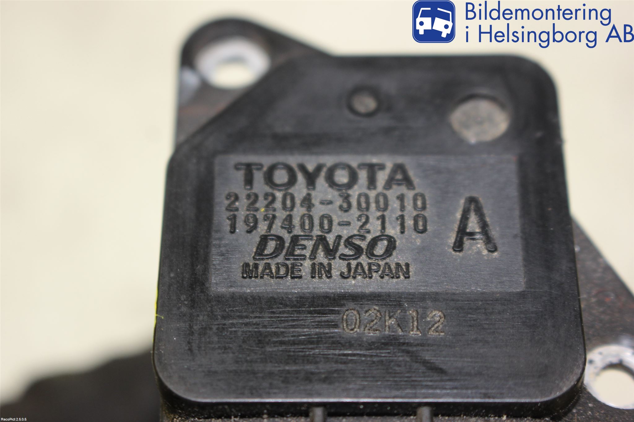 Toyota RAV 4 06-12 Injluftmassamätare