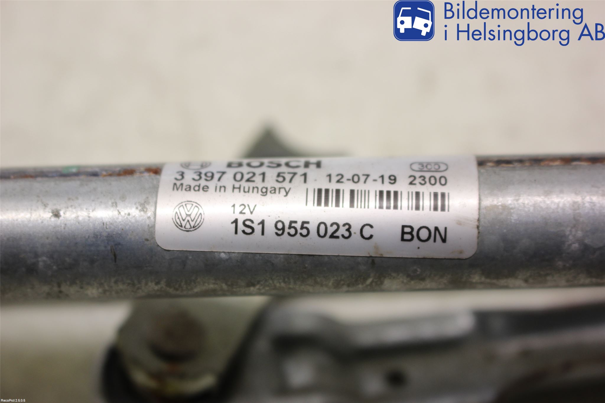 Skoda CITIGO / CITIGO E IV Torkarmekanism Vindruta