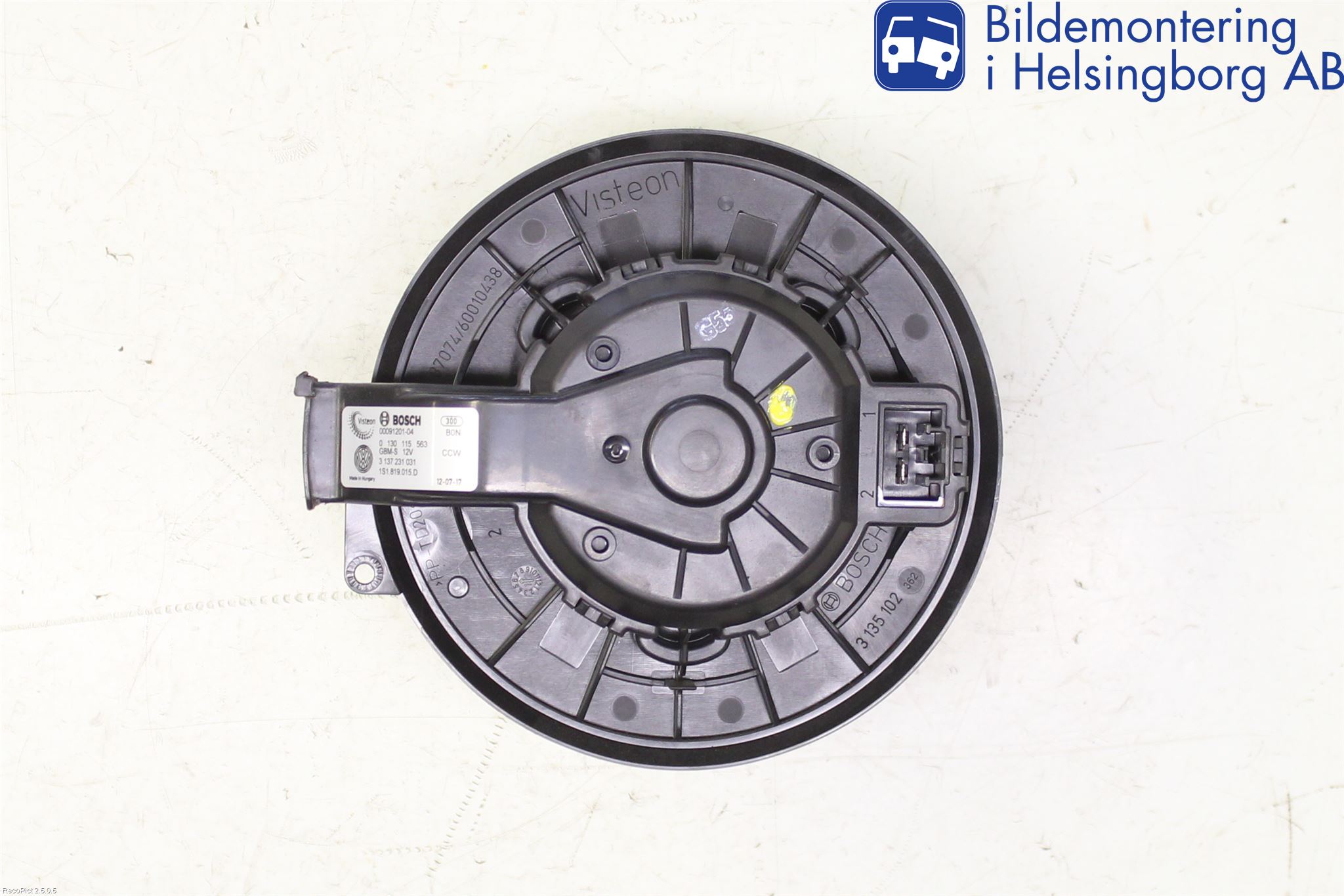 Skoda CITIGO / CITIGO E IV Värmefläkt