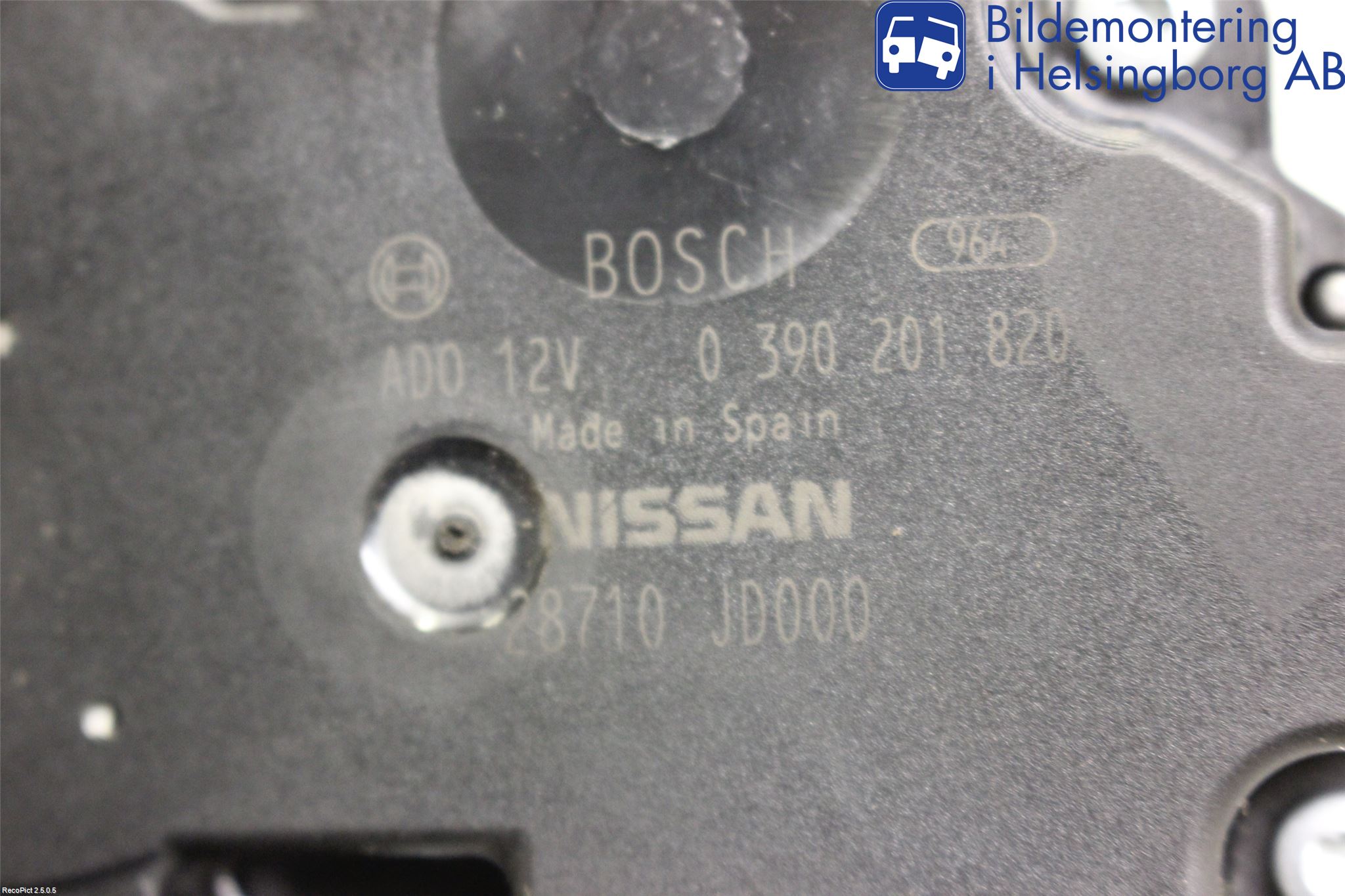 Nissan QASHQAI+2  08-10 Torkarmotor Baklucka