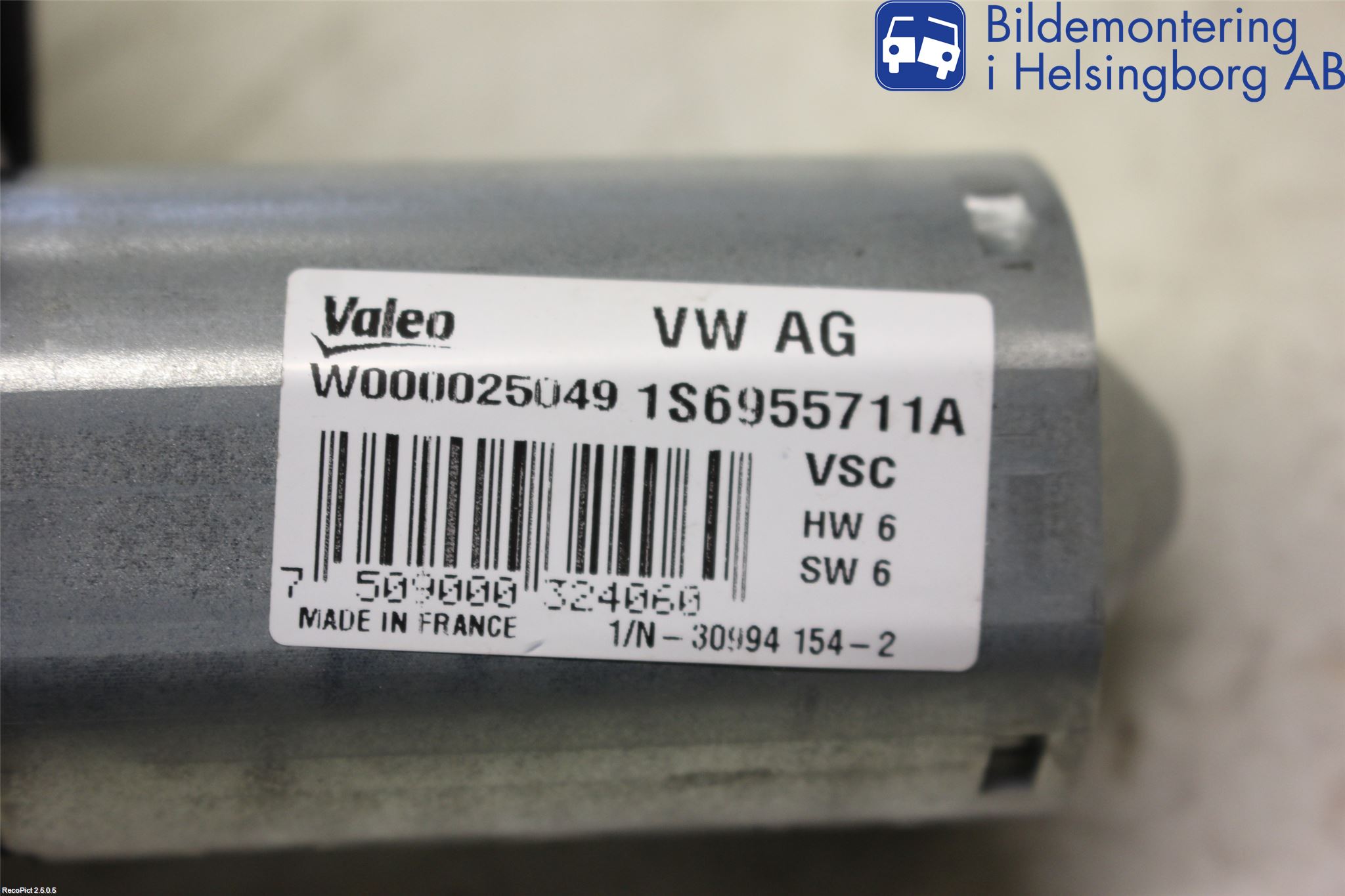 Skoda CITIGO / CITIGO E IV Torkarmotor Baklucka