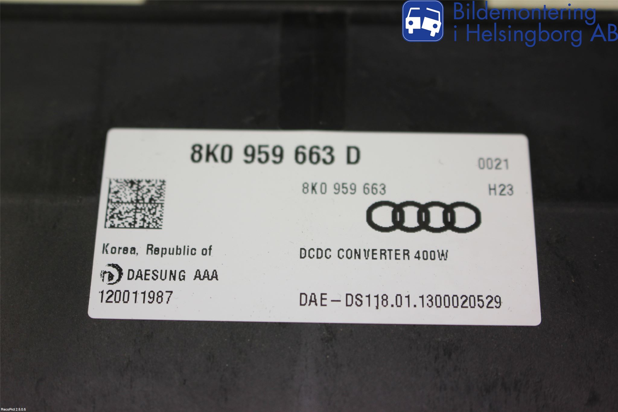 Audi A6/S6 4G 11-18 Styrenhet Övrigt