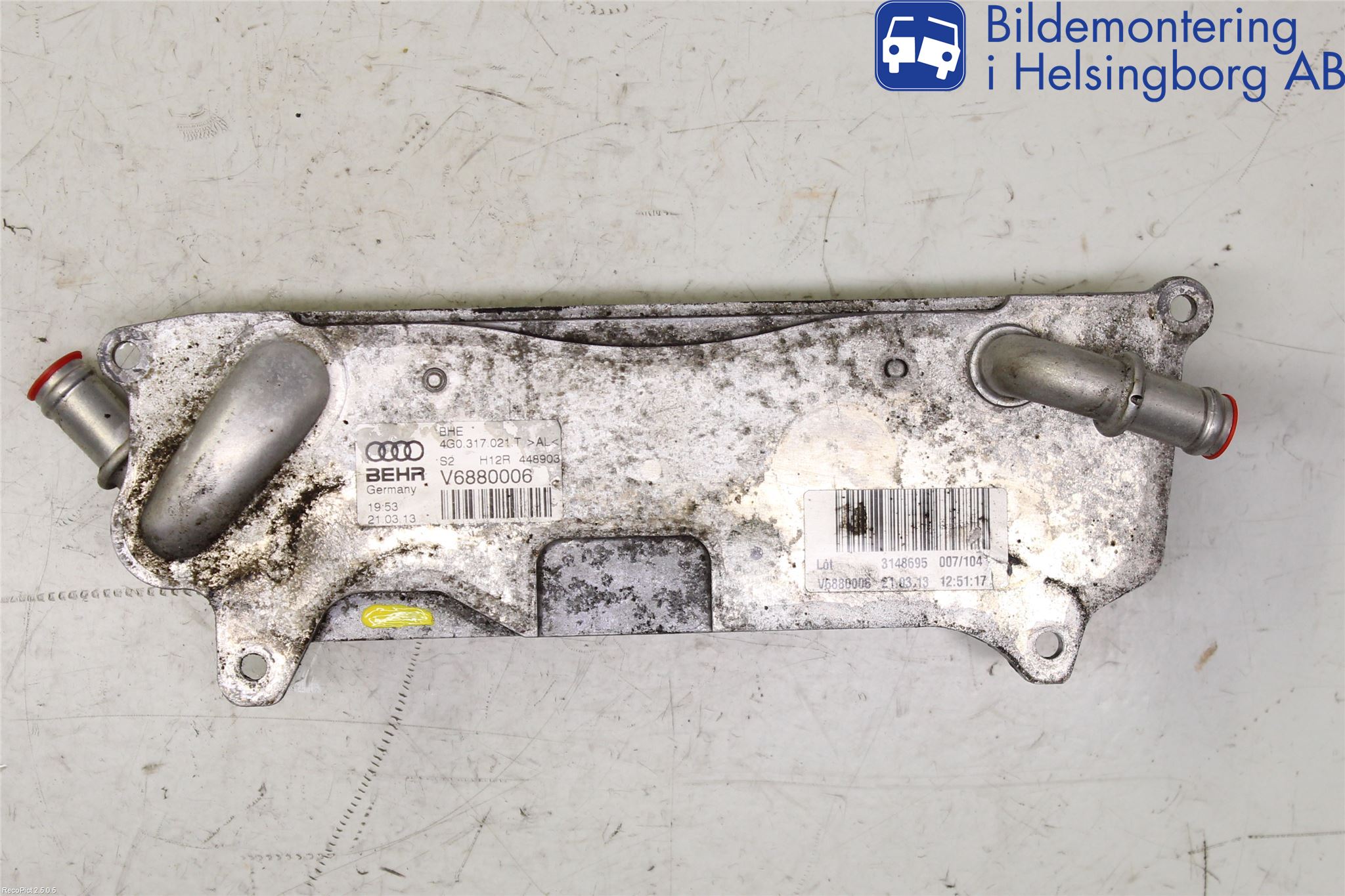 Audi A6/S6 4G 11-18 Oljekylare Automat