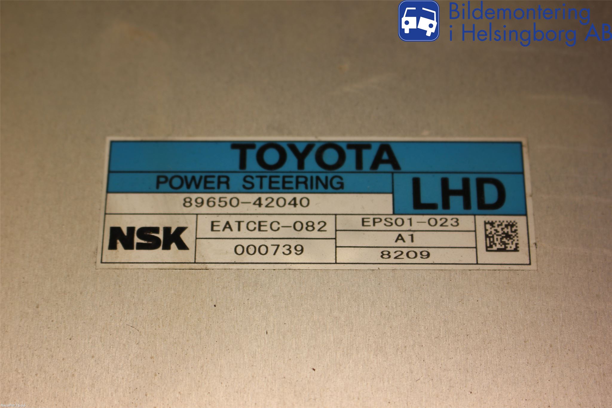 Toyota RAV 4 06-12 Styrenhet Styrservo