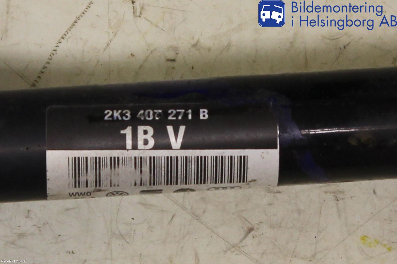 Volkswagen VW CADDY 11-15 Drivaxel Fram Vänster