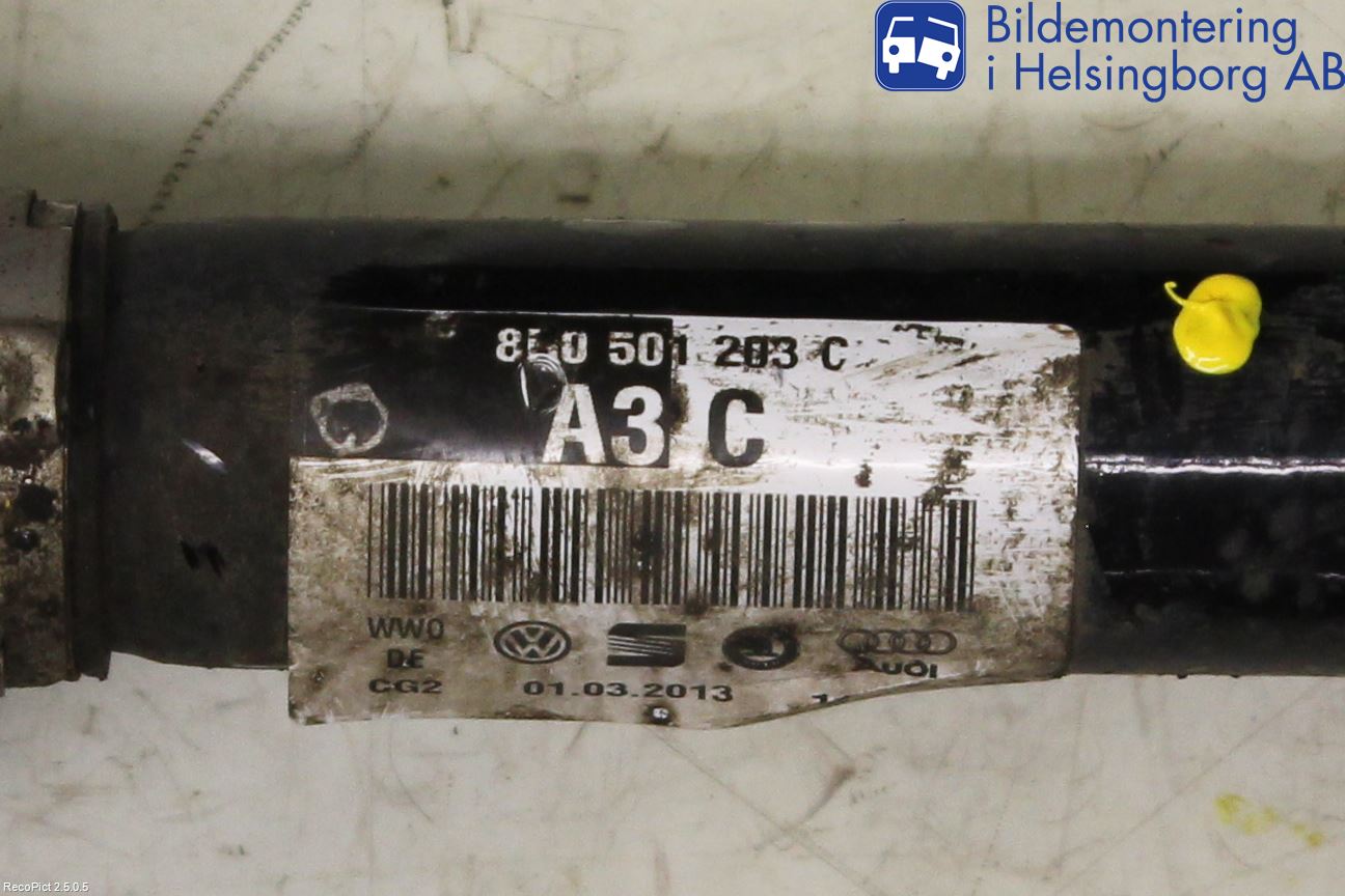 Audi A6/S6 4G 11-18 Drivaxel Bak Vänster