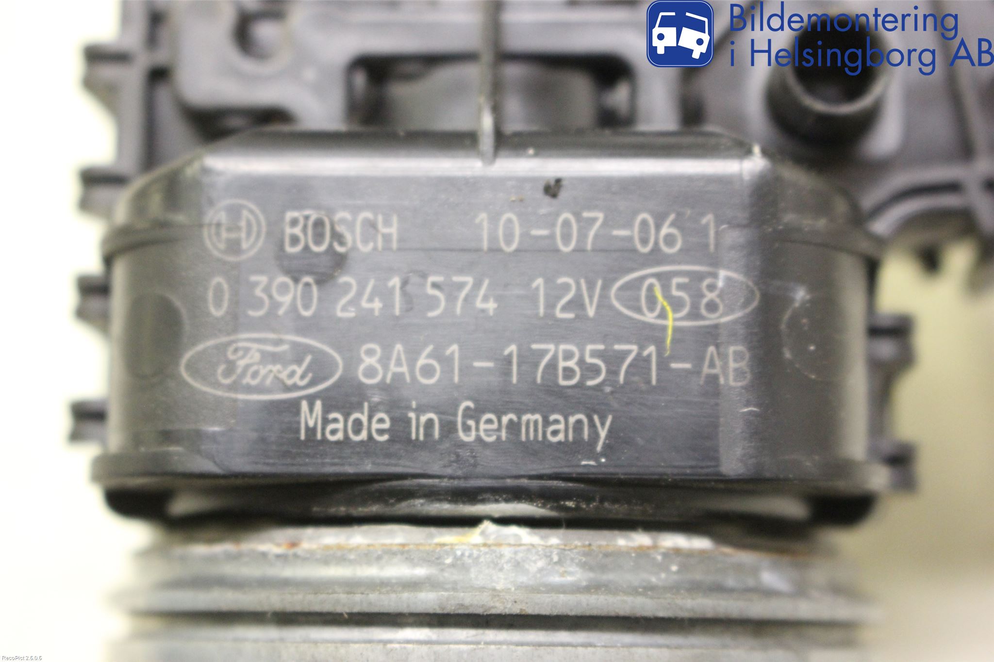 Ford FIESTA 09-12 Torkarmotor Vindruta