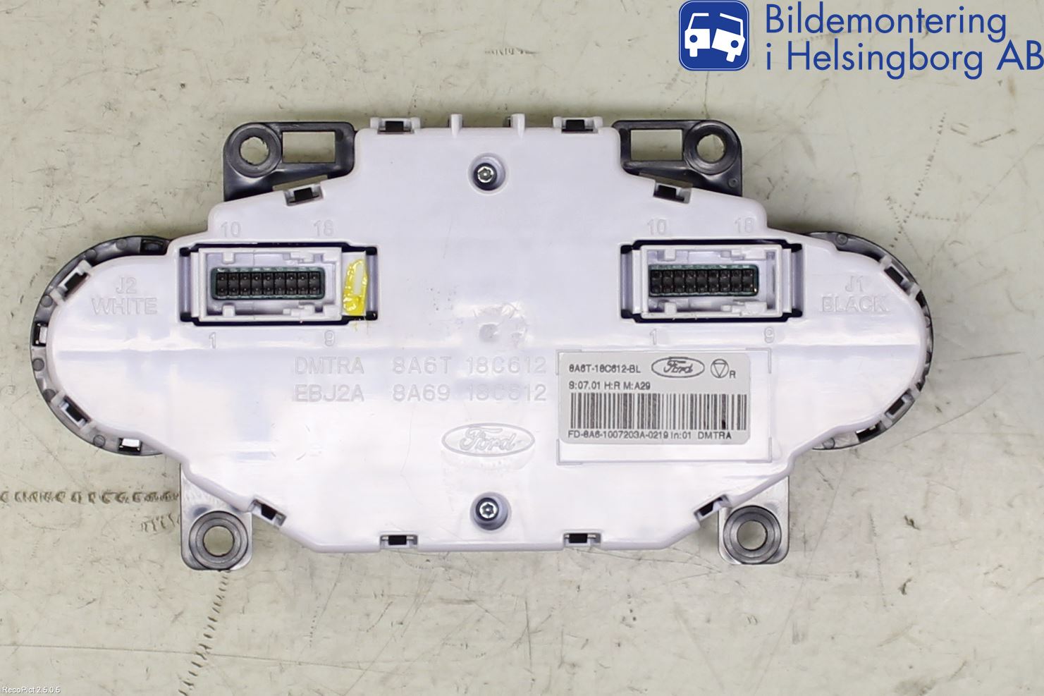 Ford FIESTA 09-12 Ac Styrenhet Ac Manöveren