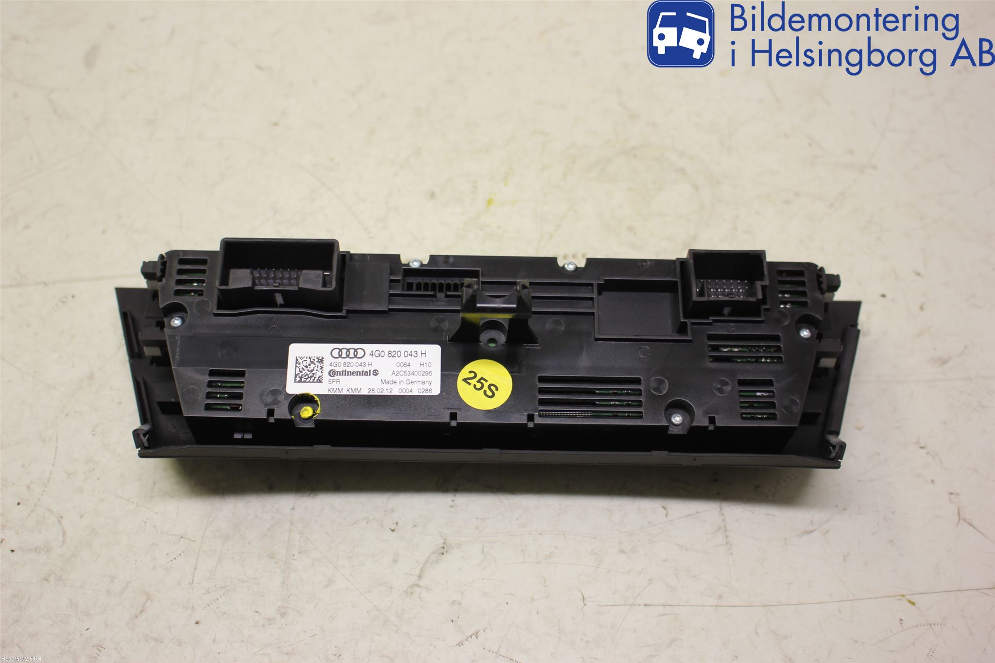 Audi A6/S6 4G 11-18 Ac Styrenhet Ac Manöveren