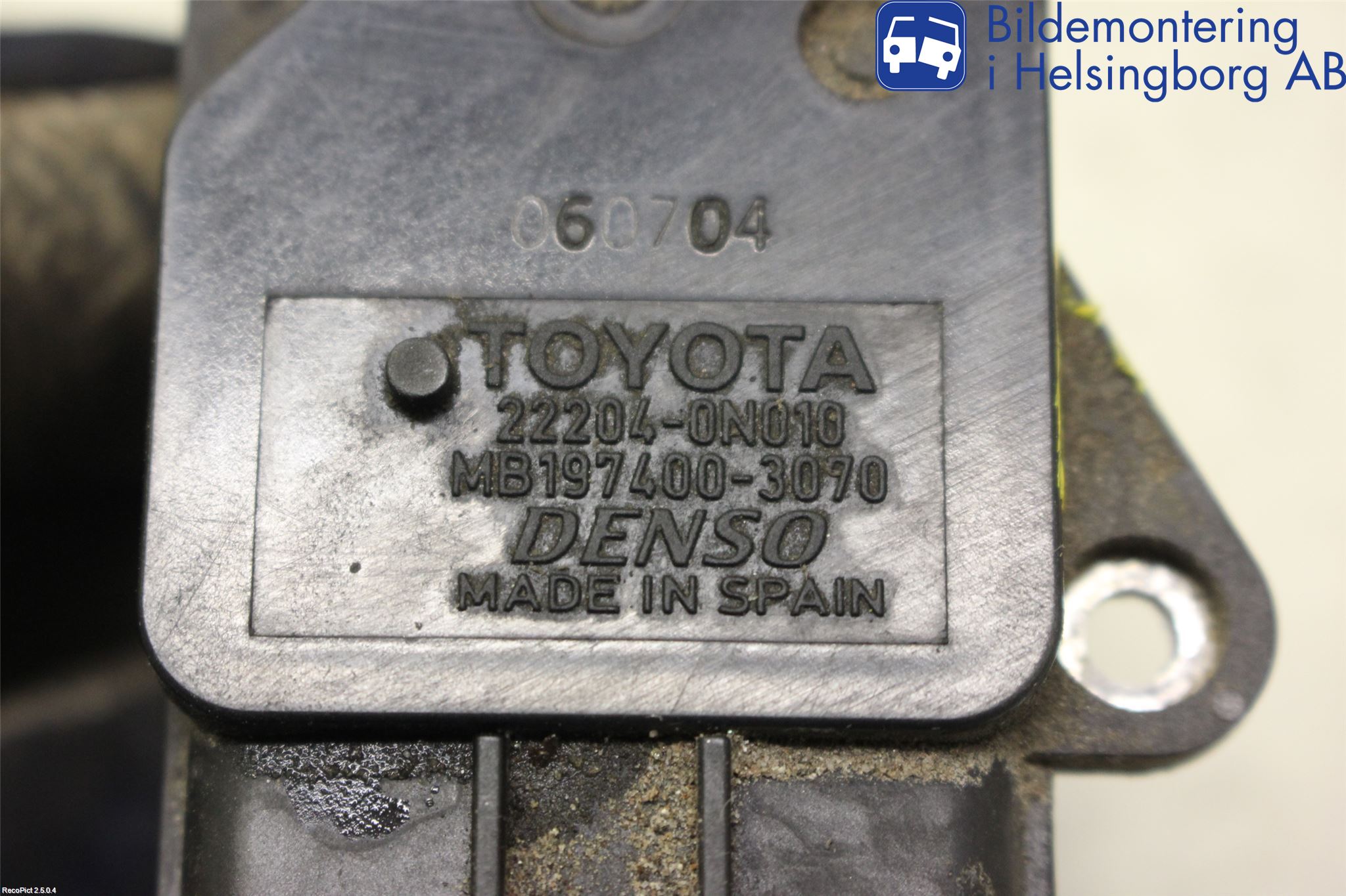 Toyota HILUX 05-16 Injluftmassamätare