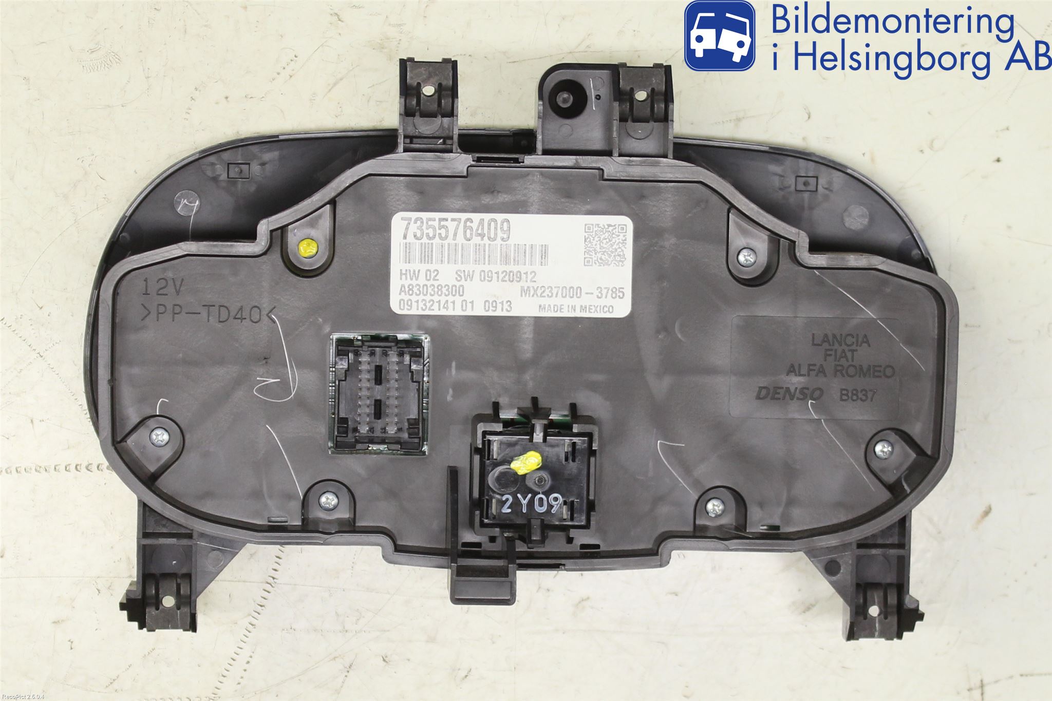 Fiat 500 07- Ac Styrenhet Ac Manöveren