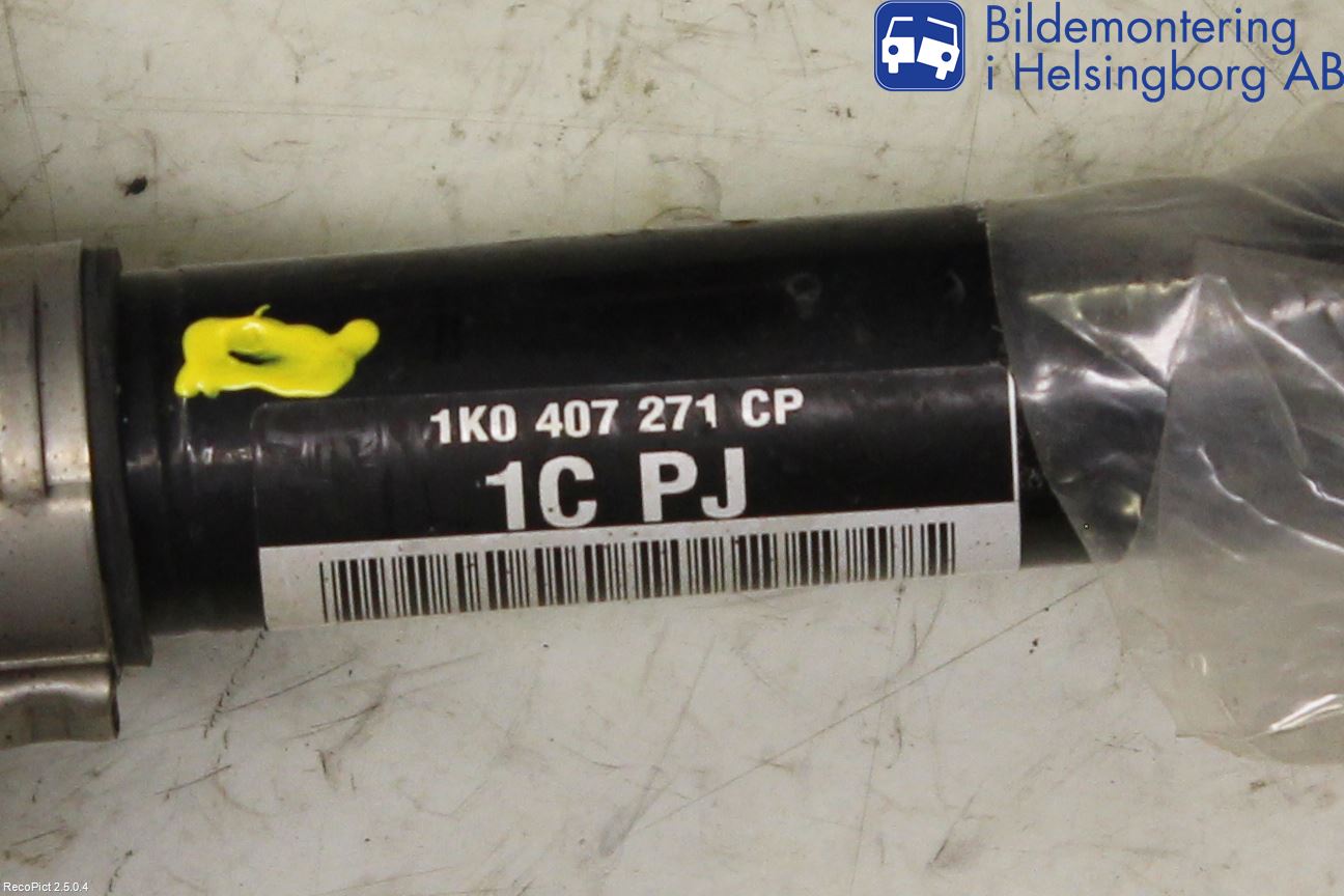 Volkswagen VW GOLF VI 09-13 Drivaxel Fram Vänster