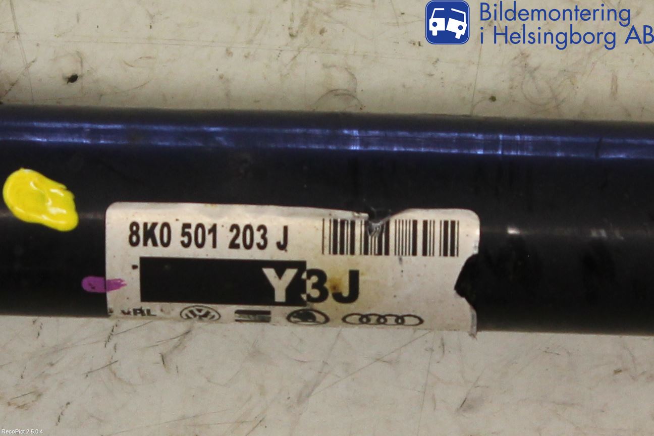 Audi A4/S4 08-11 Drivaxel Bak Höger