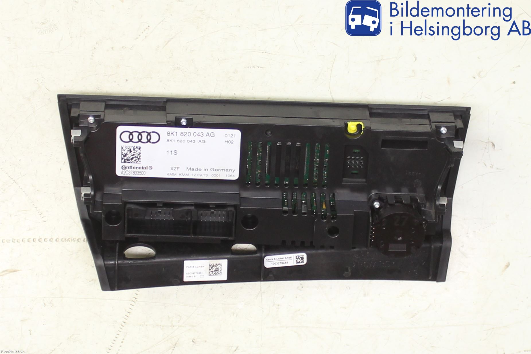 Audi A4 12-15 Ac Styrenhet Ac Manöveren