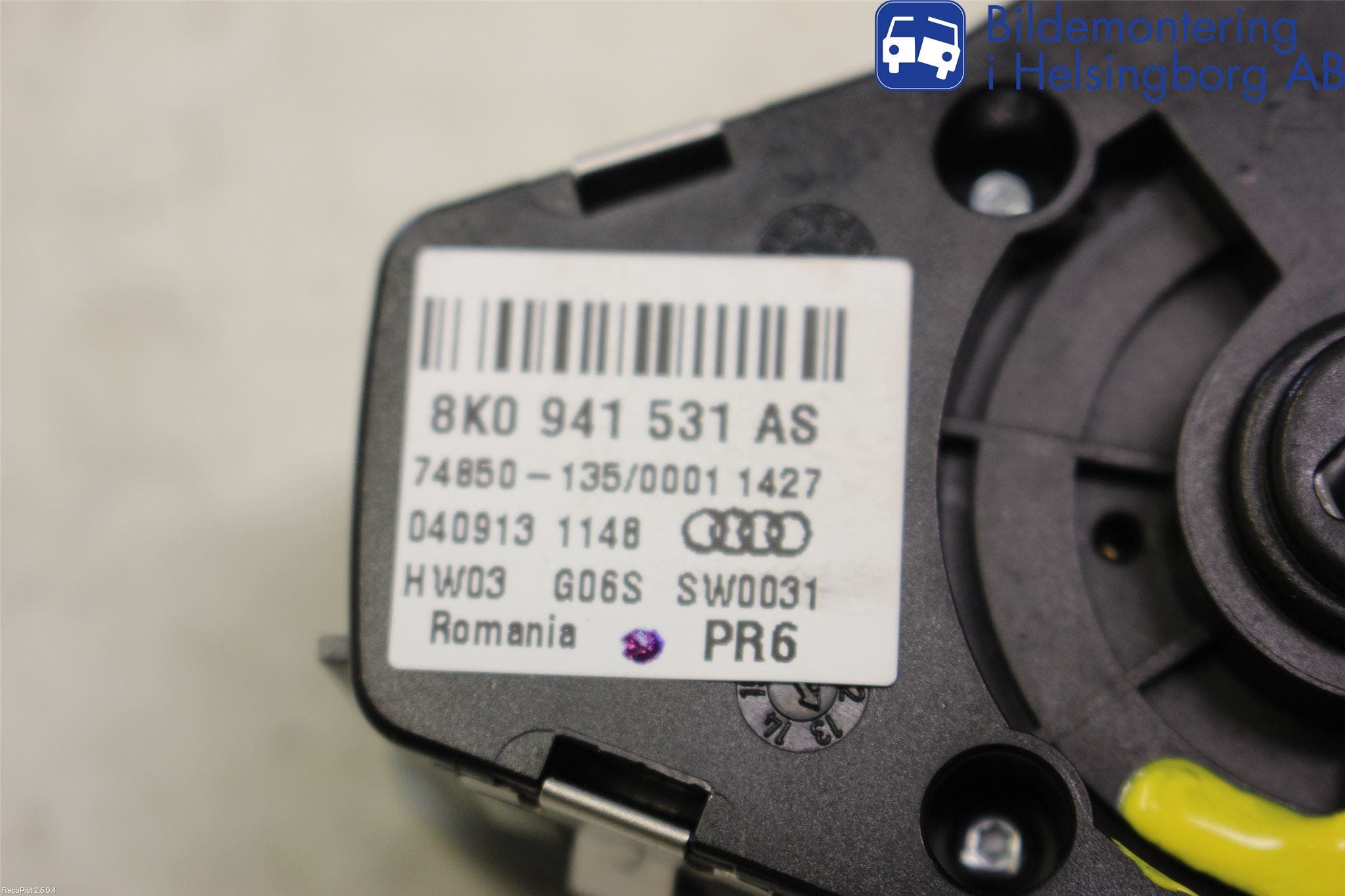 Audi A4 12-15 Strömställare Ljus