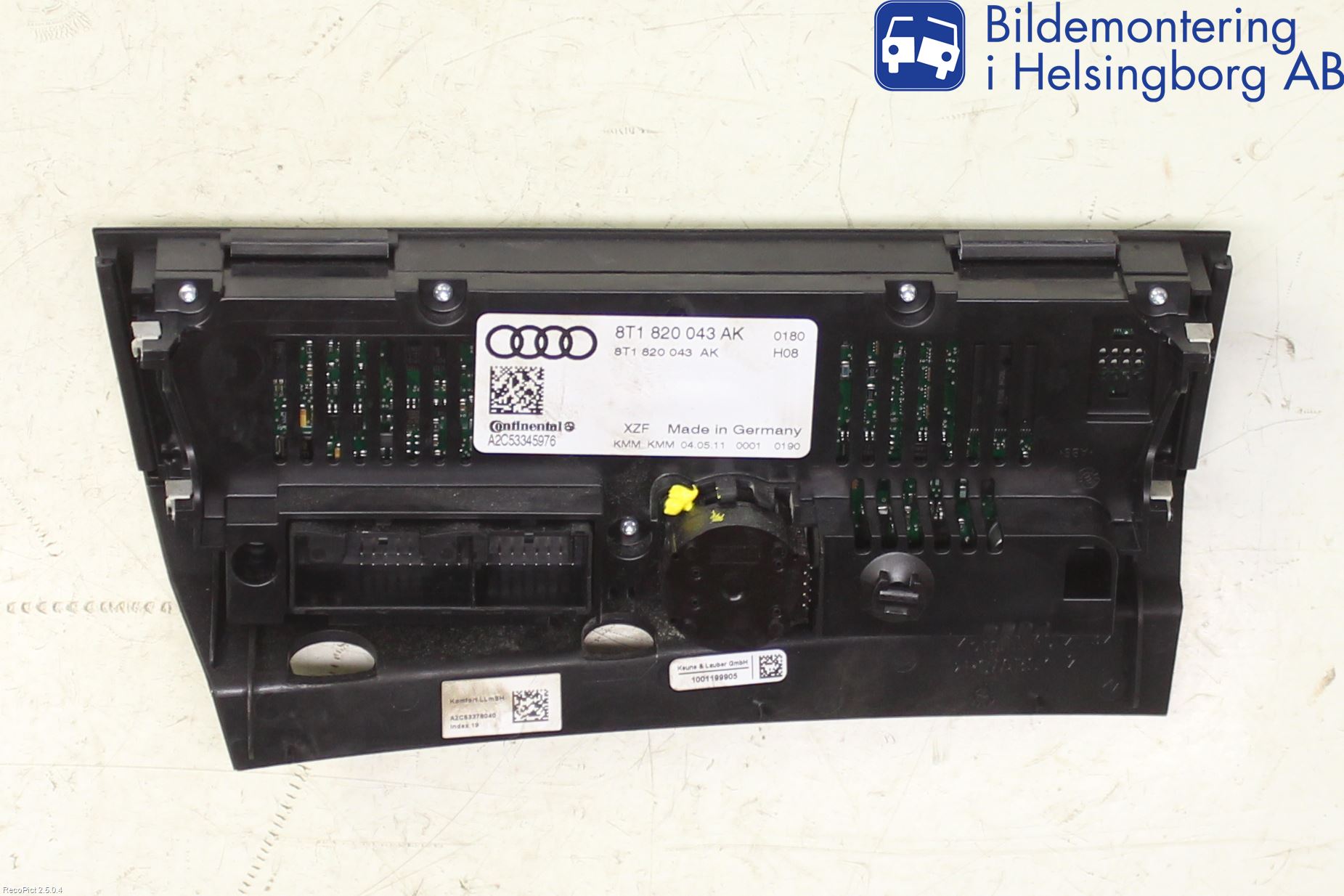 Audi A4/S4 08-11 Ac Styrenhet Ac Manöveren