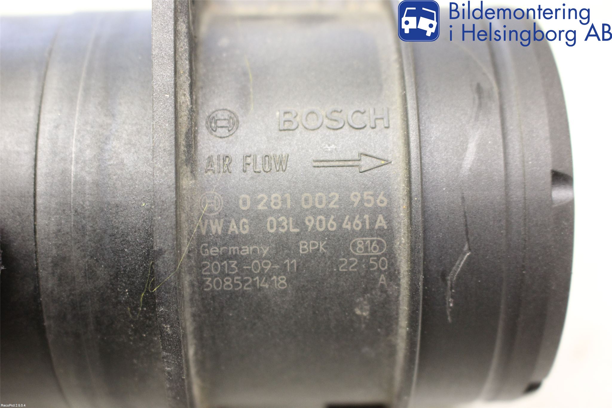 Audi A4 12-15 Injluftmassamätare