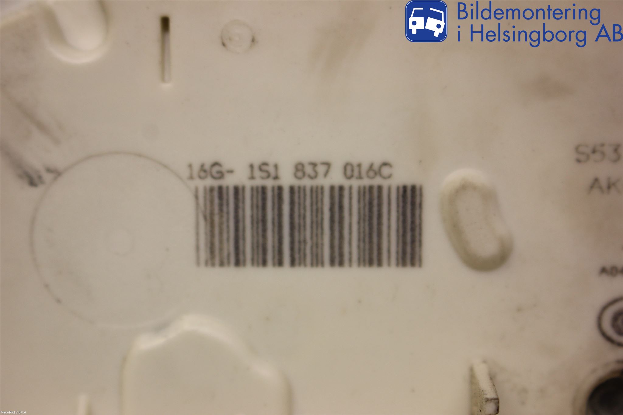 Volkswagen VW UP! / E-UP! Centrallåsmotor Höger