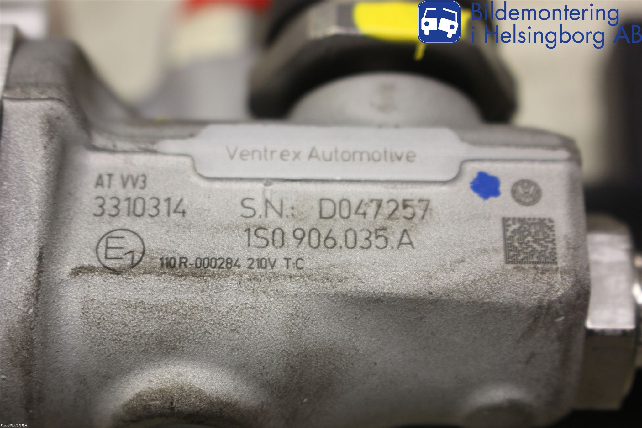 Volkswagen VW UP! / E-UP! Inj Bräntrycksregulator