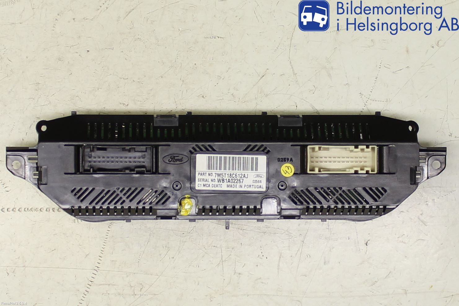 Ford FOCUS 08-11 Ac Styrenhet Ac Manöveren