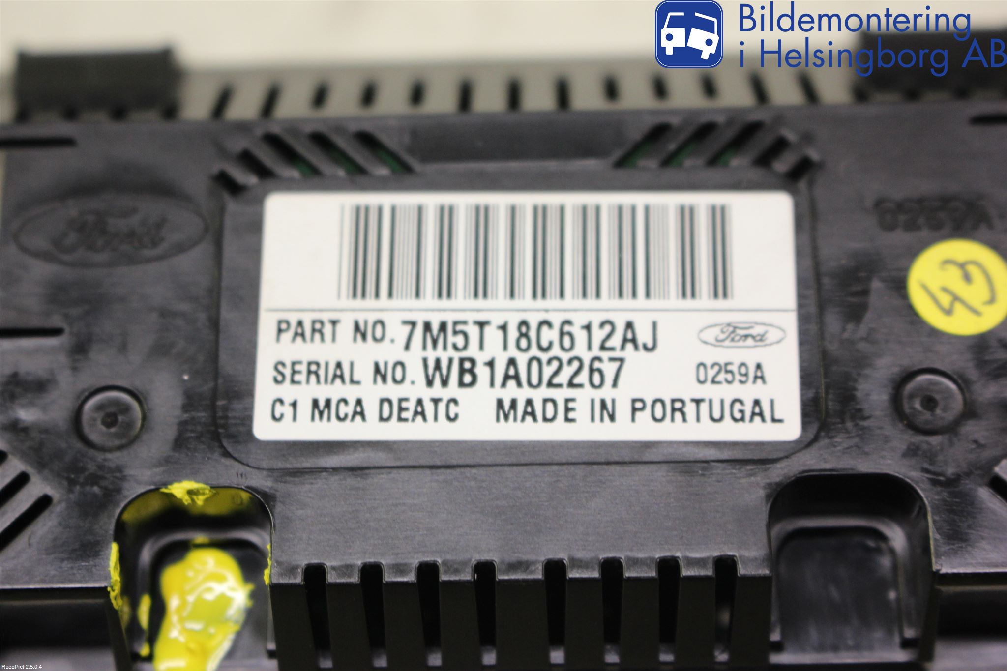 Ford FOCUS 08-11 Ac Styrenhet Ac Manöveren