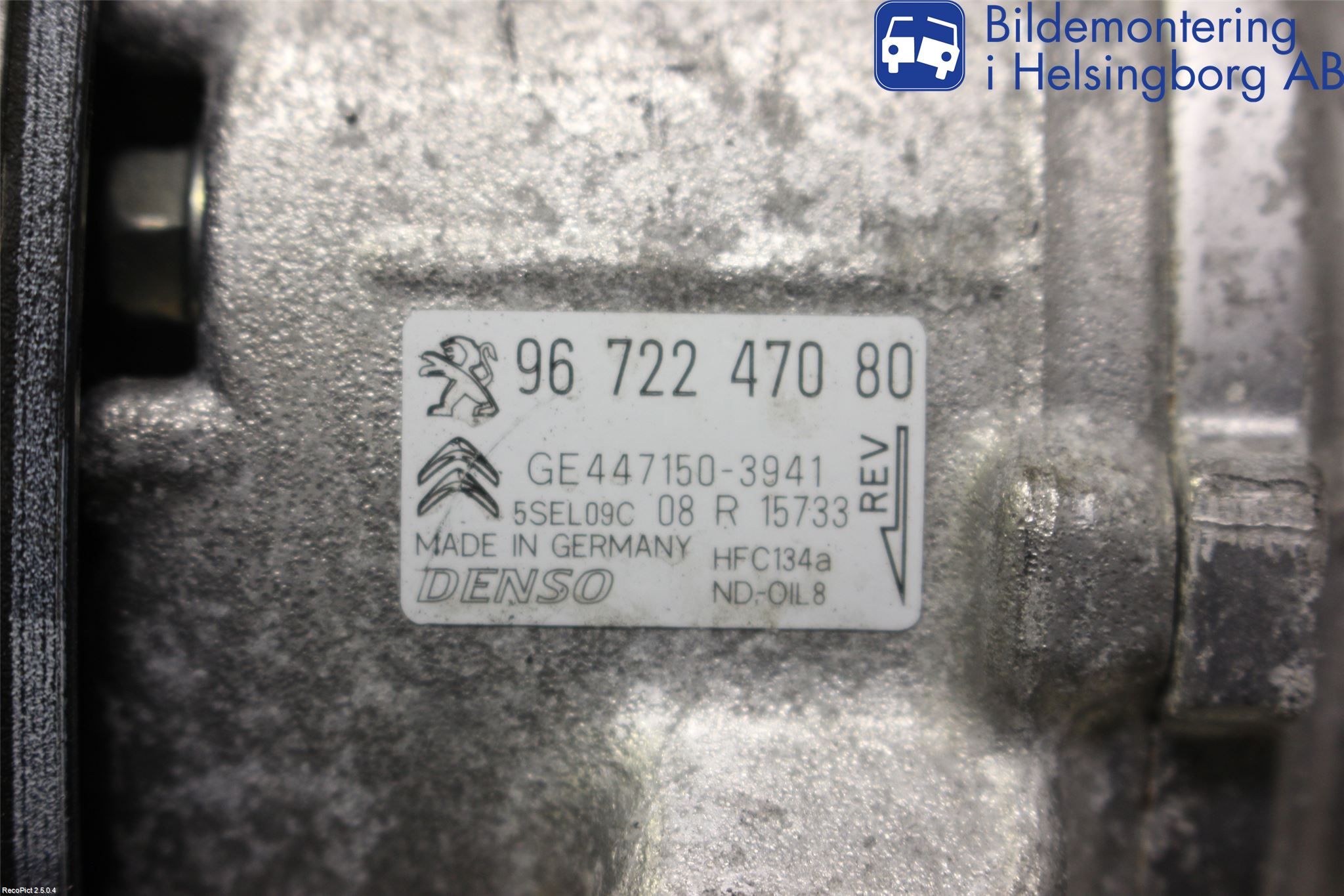 Peugeot 208 12-15 Ac Kompressor