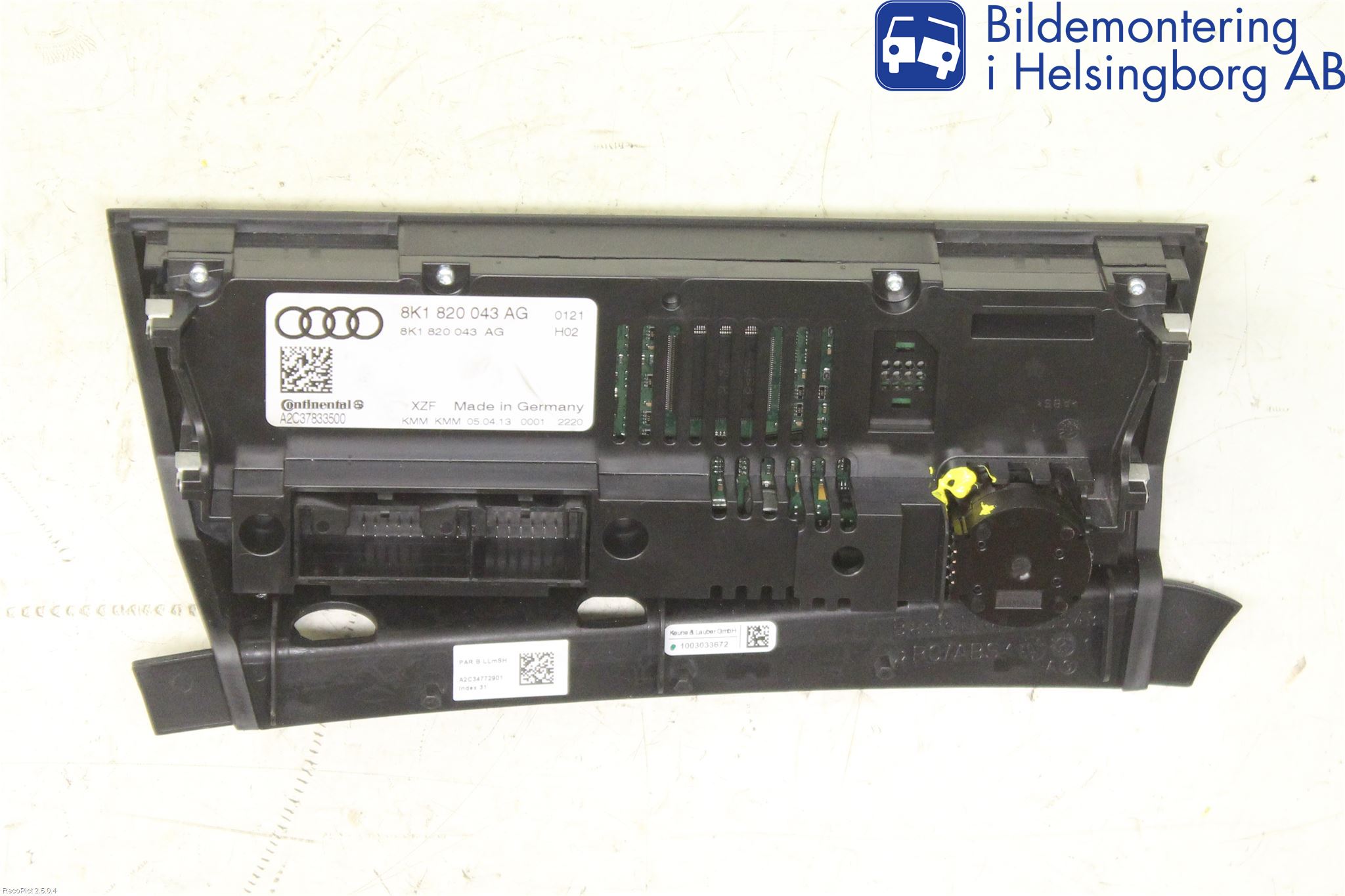 Audi Q5 09-16 Ac Styrenhet Ac Manöveren