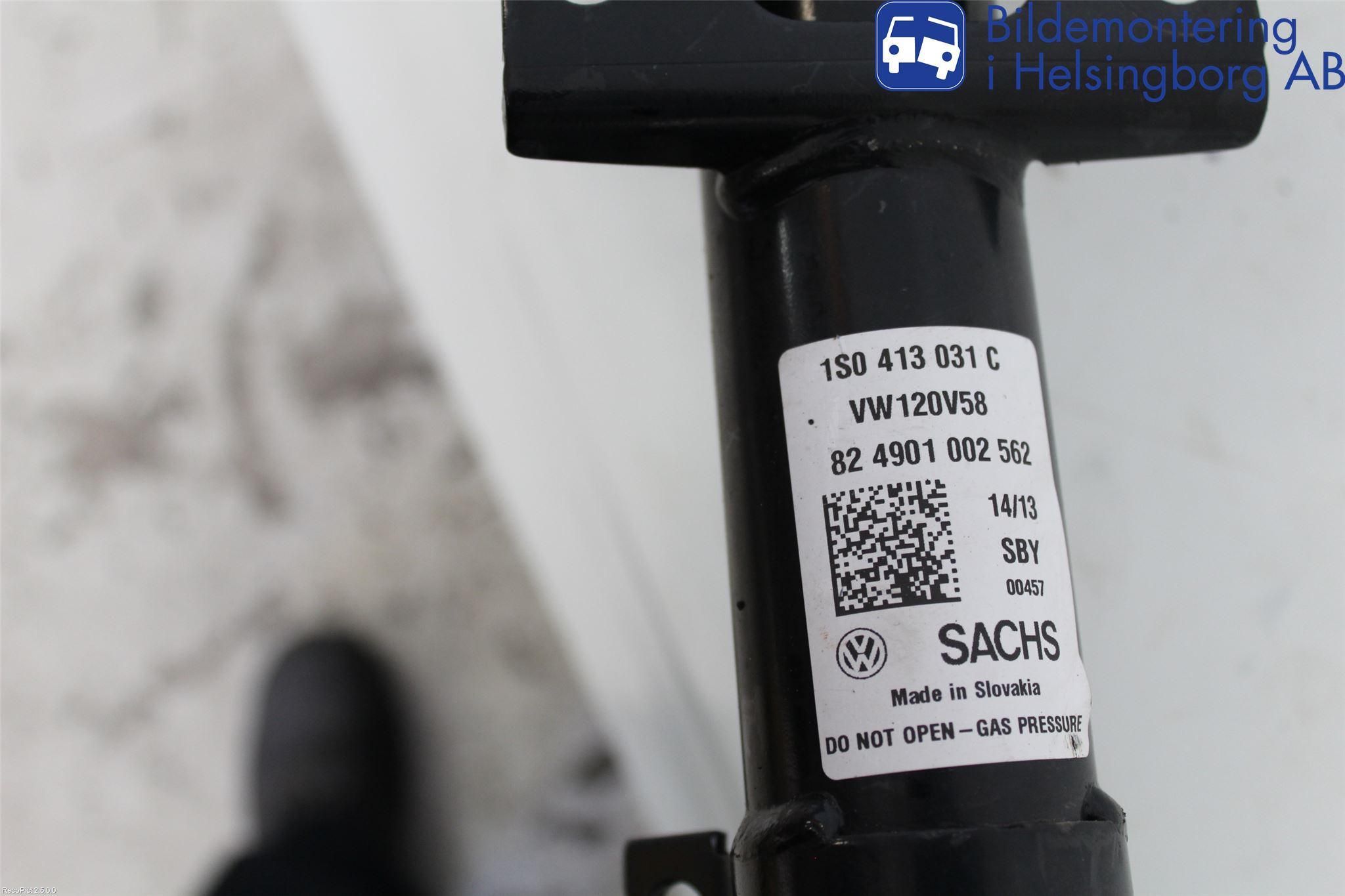 Volkswagen VW UP! / E-UP! Fjäderben Fram Vänster